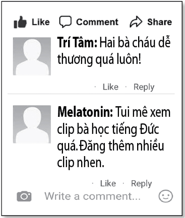 Bà nội U . 90 Học tiếng Đức cùng cháu gái tạo nên hiện tượng mạng xã hội - Ảnh 3. Bà nội U . 90 Học tiếng Đức cùng cháu gái tạo nên hiện tượng mạng xã hội - Ảnh 3.