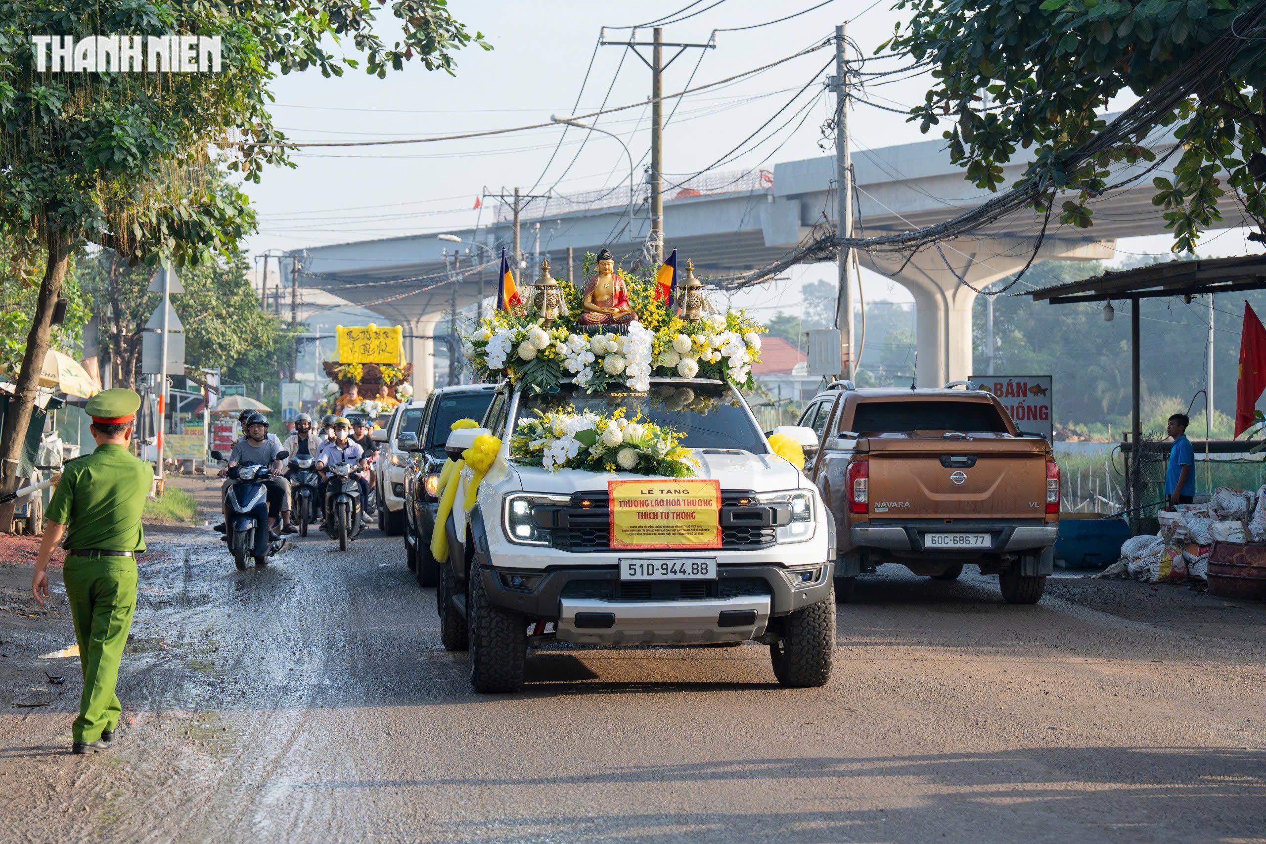 Lễ tr&agrave; tỳ, nhập bảo th&aacute;p trưởng l&atilde;o h&ograve;a thượng Th&iacute;ch Từ Th&ocirc;ng ở ch&ugrave;a Thanh Sơn - Ảnh 4.