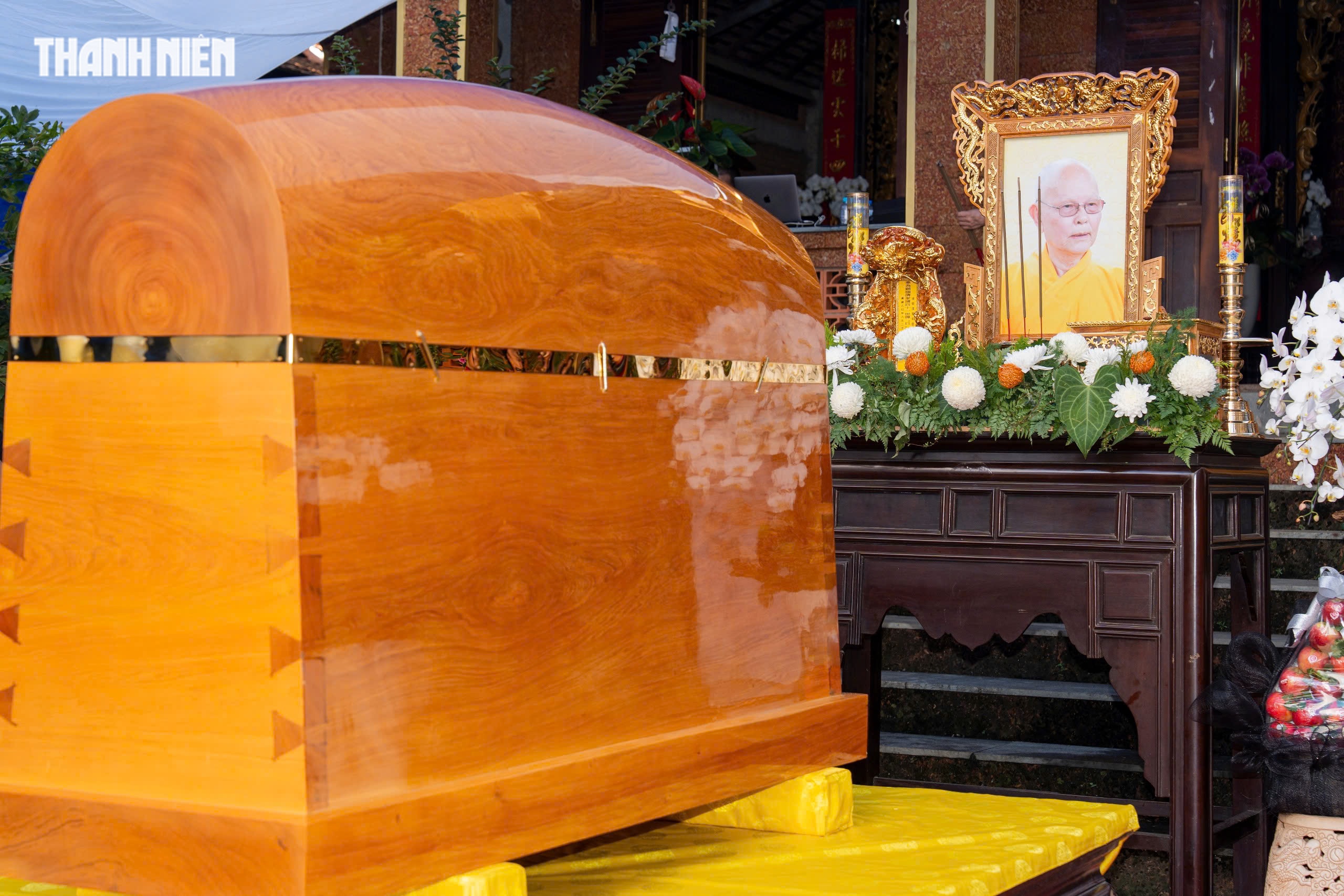 Lễ tr&agrave; tỳ, nhập bảo th&aacute;p trưởng l&atilde;o h&ograve;a thượng Th&iacute;ch Từ Th&ocirc;ng ở ch&ugrave;a Thanh Sơn - Ảnh 9.