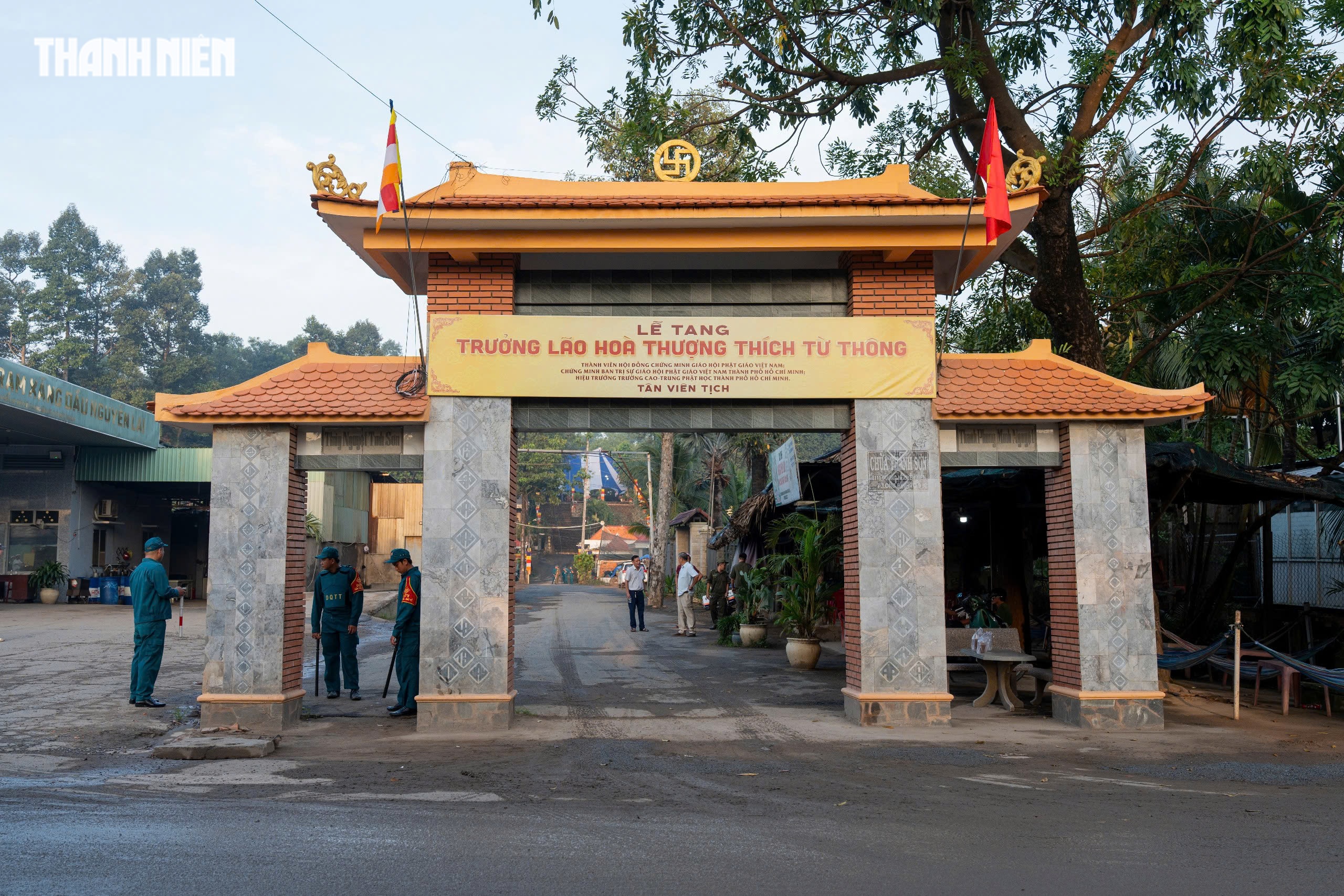 Lễ tr&agrave; tỳ, nhập bảo th&aacute;p trưởng l&atilde;o h&ograve;a thượng Th&iacute;ch Từ Th&ocirc;ng ở ch&ugrave;a Thanh Sơn - Ảnh 2.