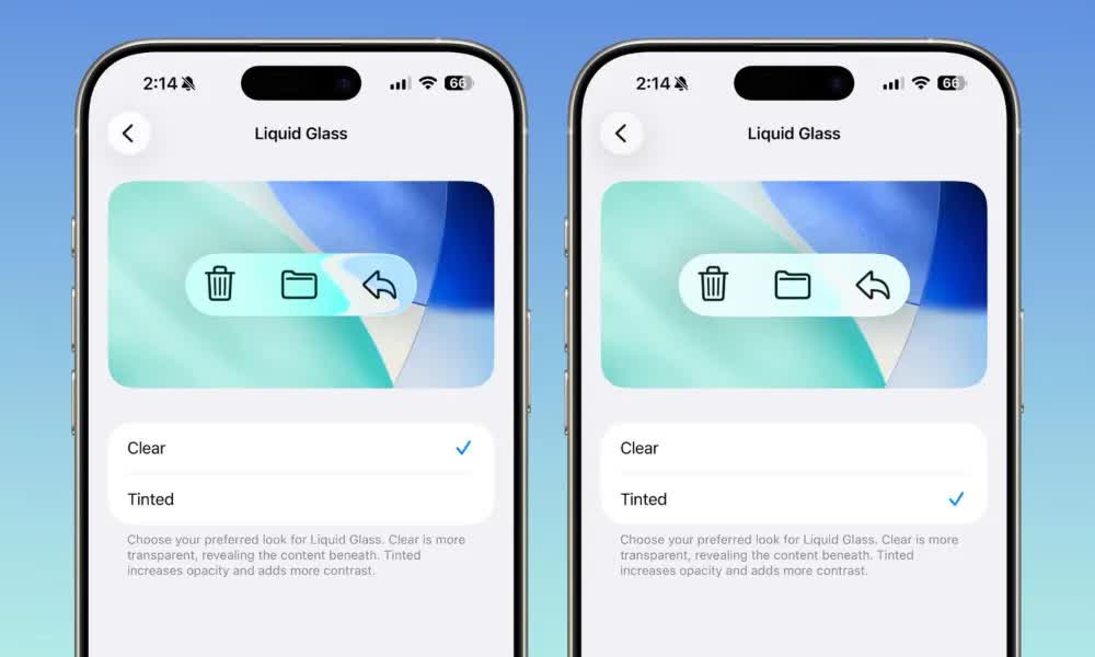 iOS 26.1 giúp giao diện 'Liquid Glass' mới dễ đọc hơn, thân thiện hơn - Ảnh 1.