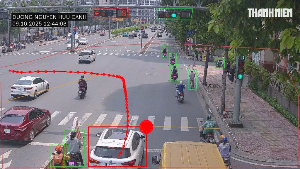 Danh s&aacute;ch lỗi vi phạm camera AI đường Nguyễn Hữu Cảnh 'soi': T&agrave;i xế kh&ocirc;ng ngờ - Ảnh 6.