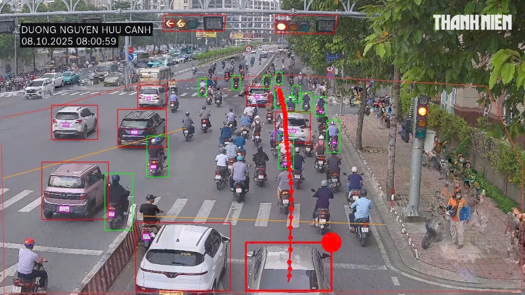 Danh s&aacute;ch lỗi vi phạm camera AI đường Nguyễn Hữu Cảnh 'soi': T&agrave;i xế kh&ocirc;ng ngờ - Ảnh 3.