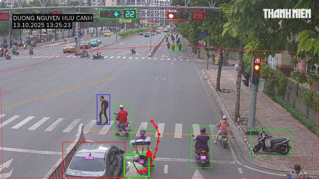 Danh s&aacute;ch lỗi vi phạm camera AI đường Nguyễn Hữu Cảnh 'soi': T&agrave;i xế kh&ocirc;ng ngờ - Ảnh 5.