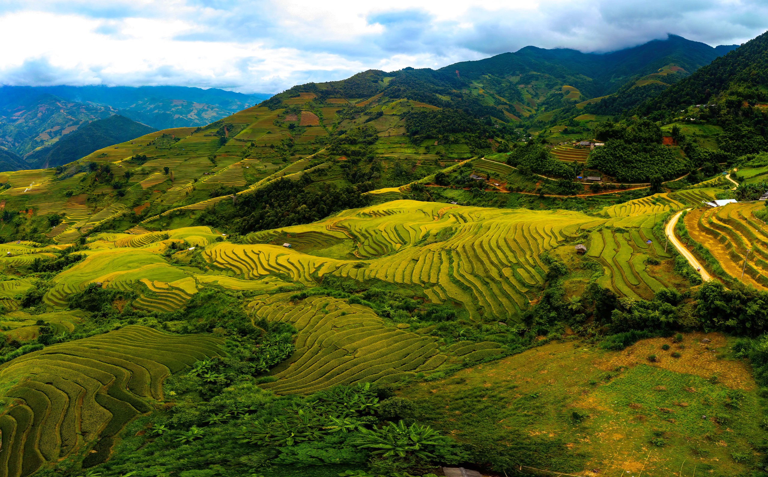 Đẹp nao lòng bức tranh mùa lúa chín ở Mù Cang Chải- Ảnh 1. Đẹp nao lòng bức tranh mùa lúa chín ở Mù Cang Chải- Ảnh 1.