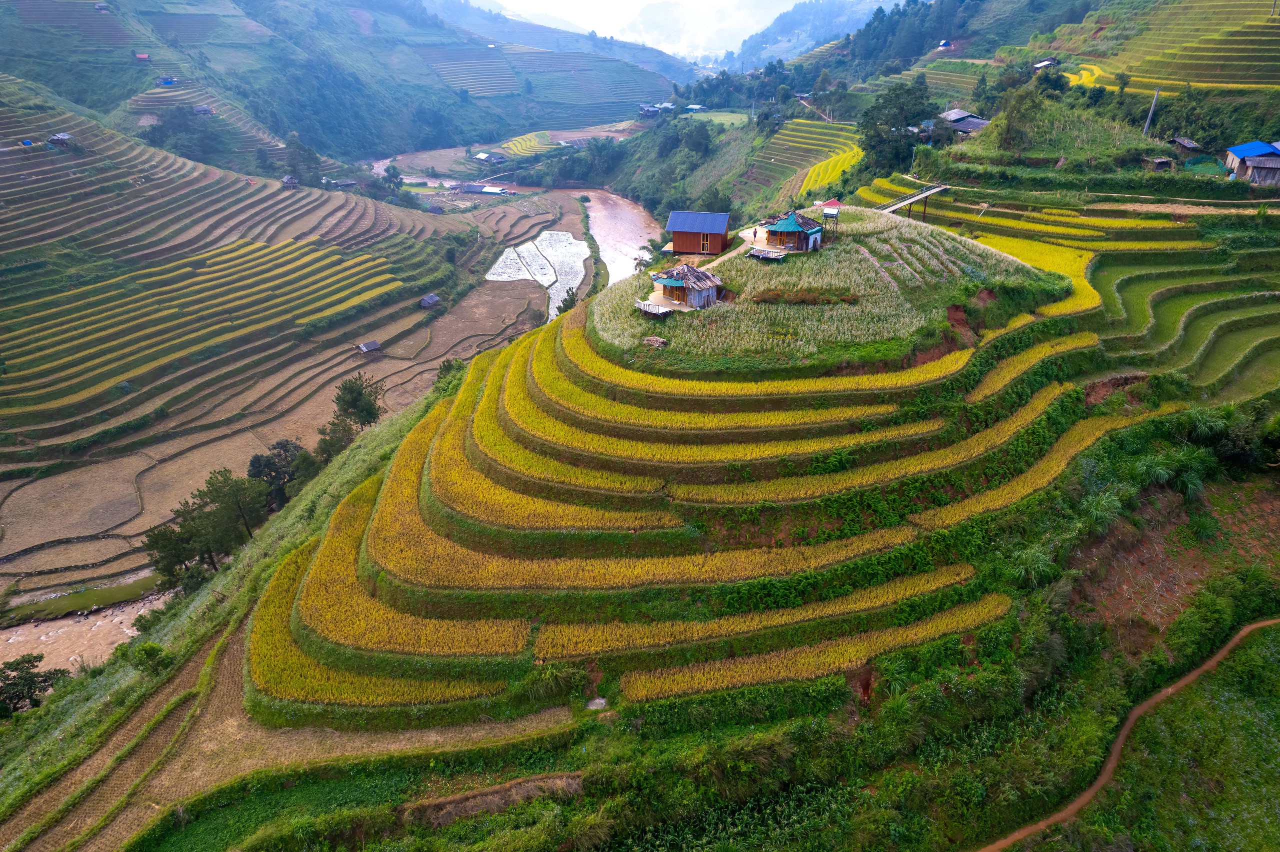 Đẹp nao lòng bức tranh mùa lúa chín ở Mù Cang Chải- Ảnh 8. Đẹp nao lòng bức tranh mùa lúa chín ở Mù Cang Chải- Ảnh 8.