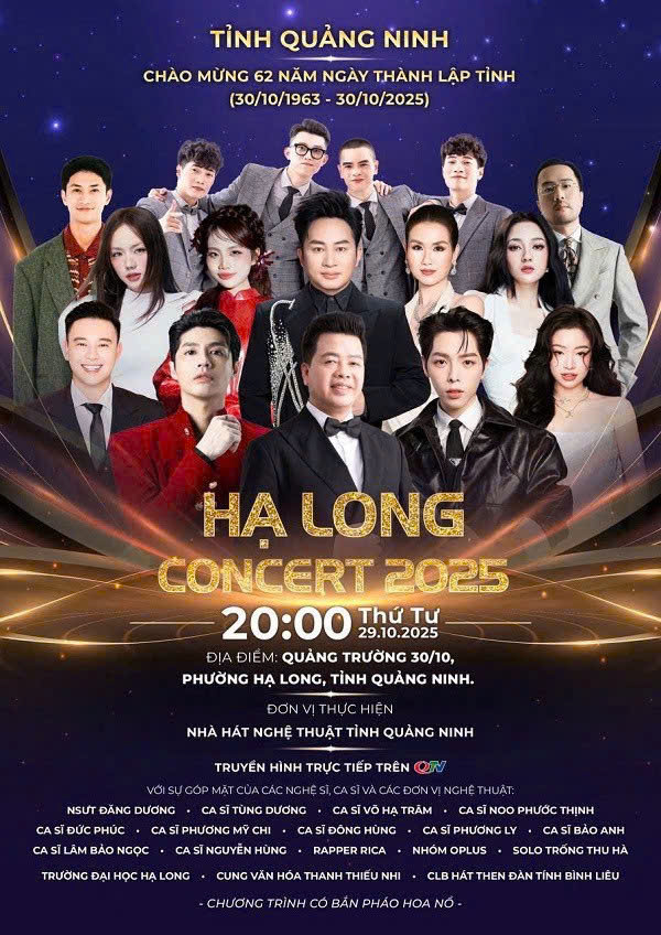 Ha Long-konsert 2025 - Lys opp kulturarvkvelden - Bilde 1. Hạ Long Concert 2025 - Bừng sáng đêm hội di sản- Ảnh 1.