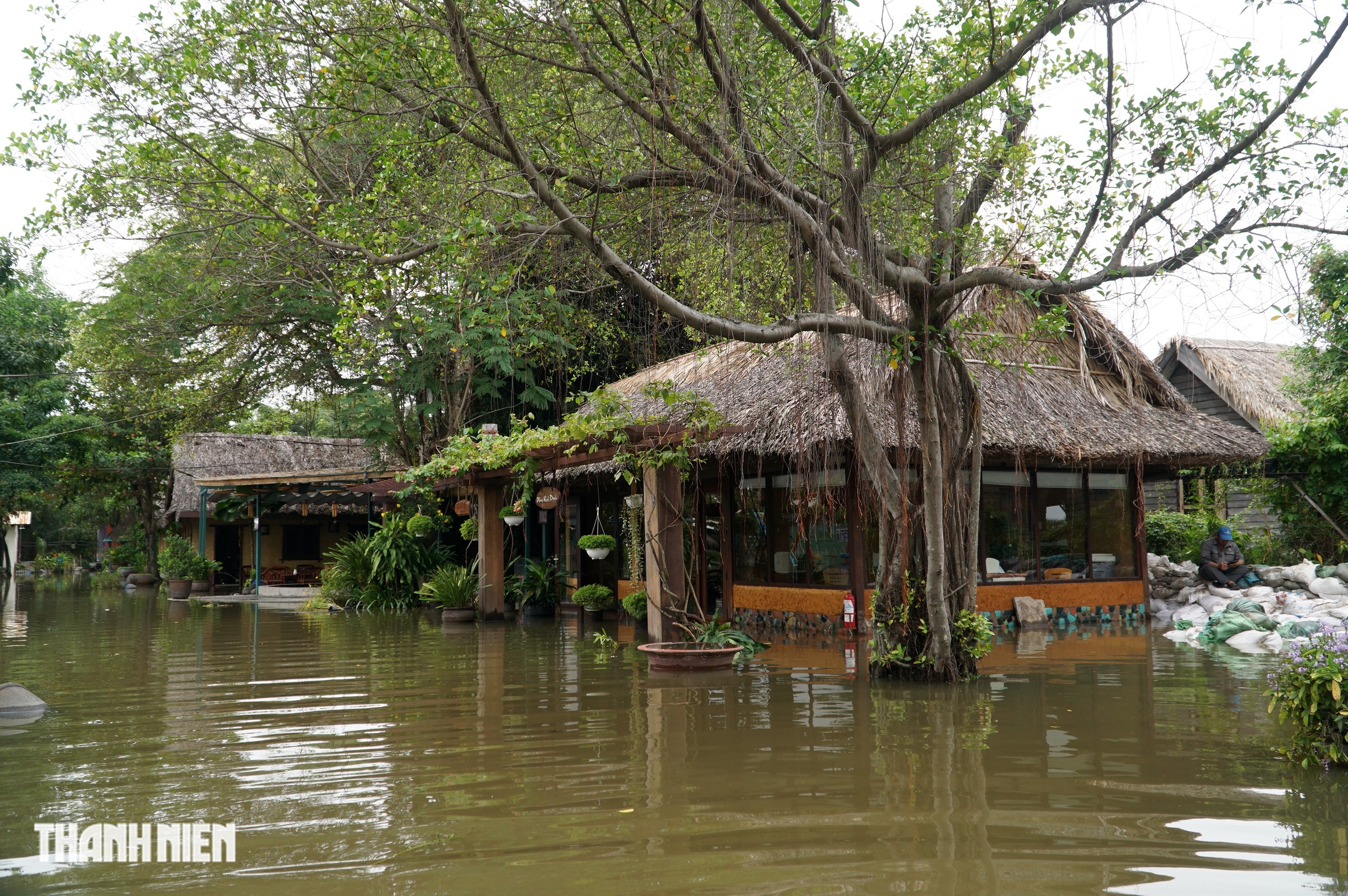 Ngập nước tại Thanh Đa và Bình Quới: Người dân khẩn trương ứng phó với triều cường - Ảnh 6. Ngập nước tại Thanh Đa và Bình Quới: Người dân khẩn trương ứng phó với triều cường - Ảnh 6.