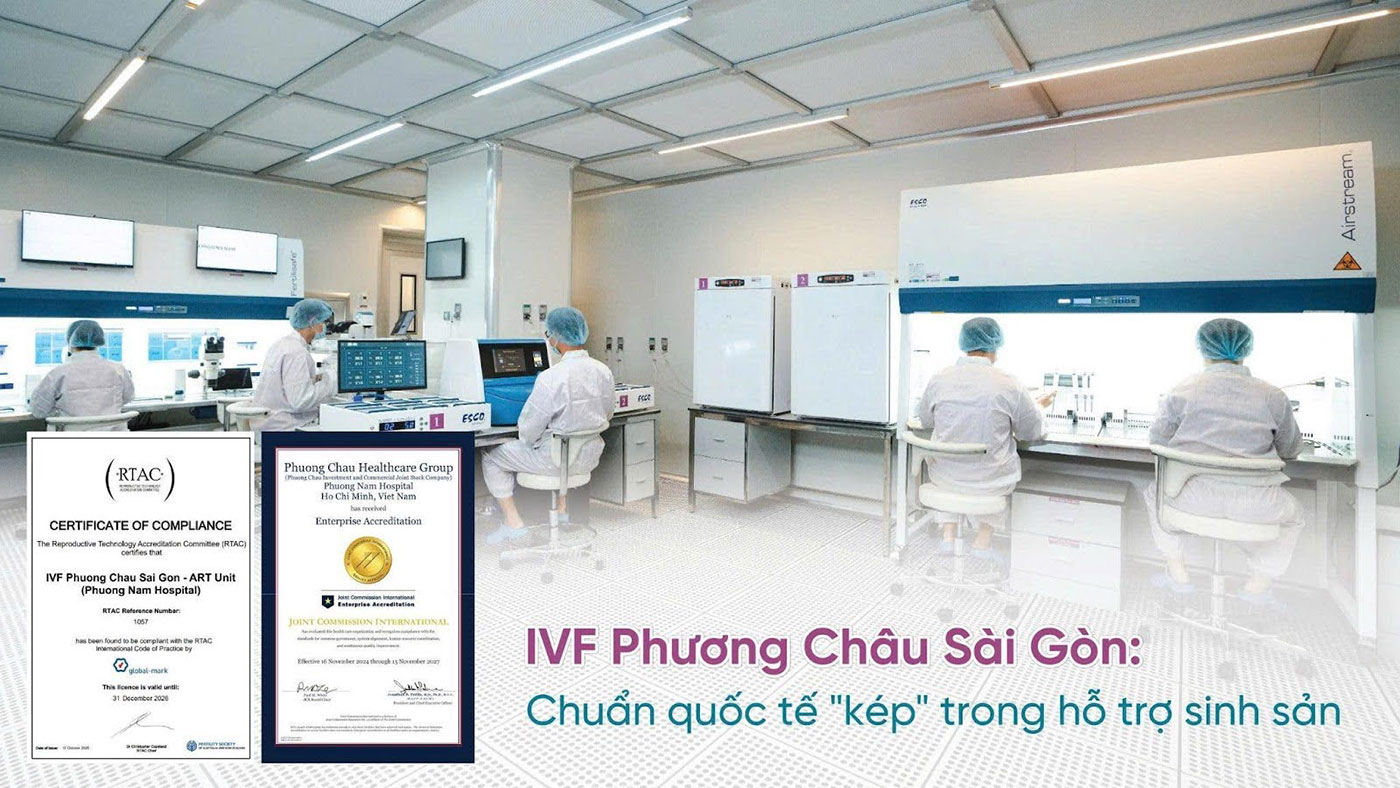 IVF Phương Châu Sài Gòn tái đạt chứng nhận RTAC: Chuẩn quốc tế hỗ trợ sinh sản- Ảnh 1. IVF Phương Châu Sài Gòn tái đạt chứng nhận RTAC: Chuẩn quốc tế hỗ trợ sinh sản- Ảnh 1.