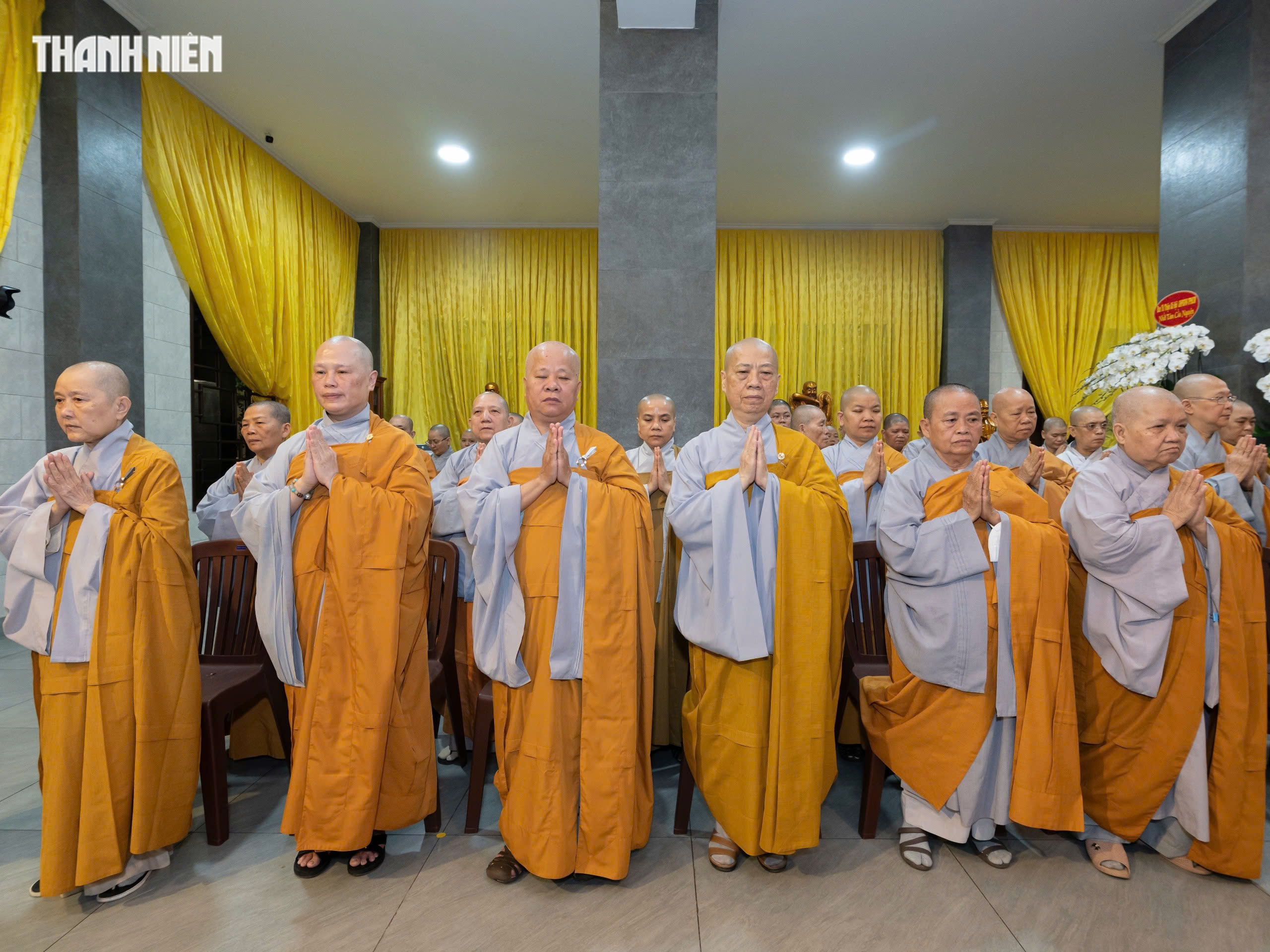 Lễ truy niệm trưởng lão hòa thượng Thích Thiện Tánh tại chùa Phổ Quang - Ảnh 8.