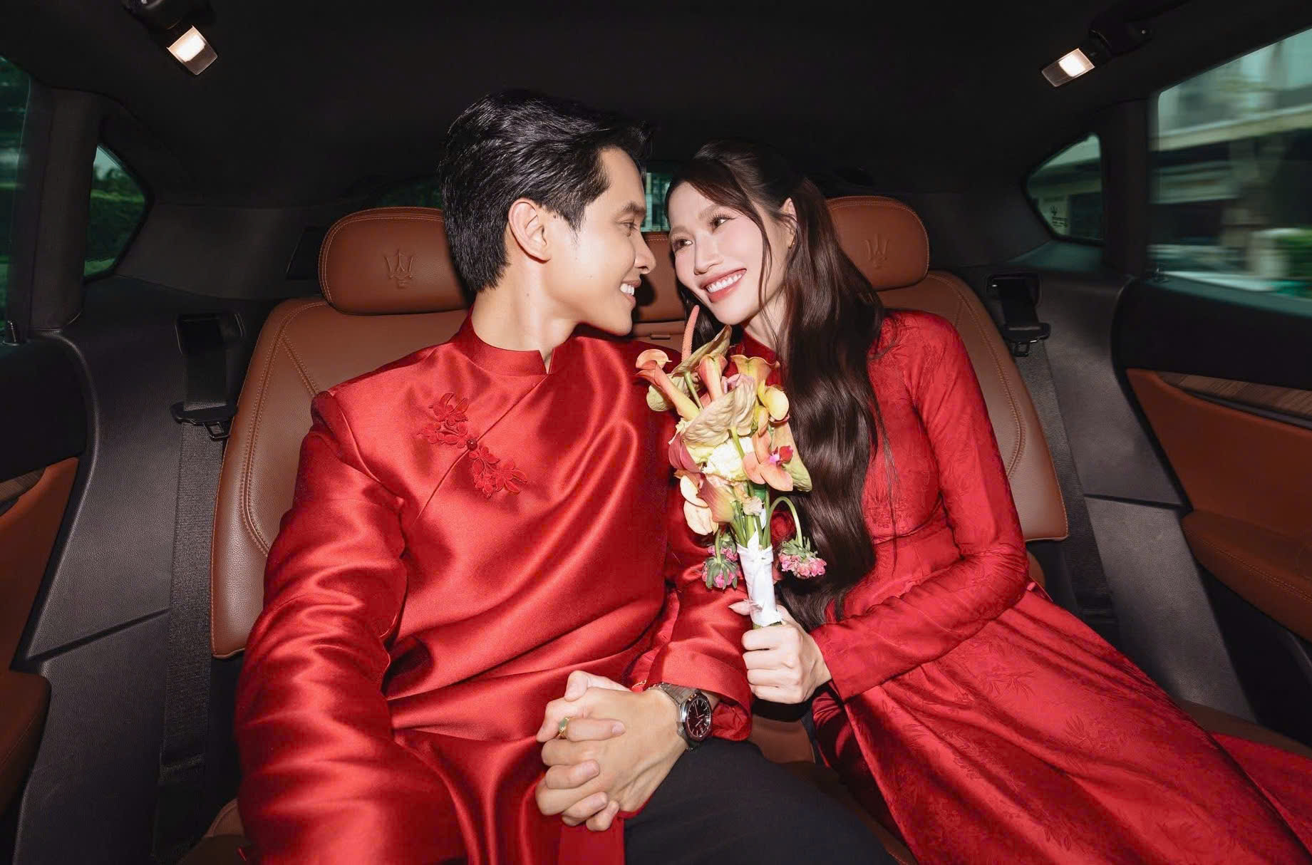 - Ảnh 1. Á hậu Chế Nguyễn Quỳnh Châu lên xe hoa với nam doanh nhân 8X - Ảnh 1.