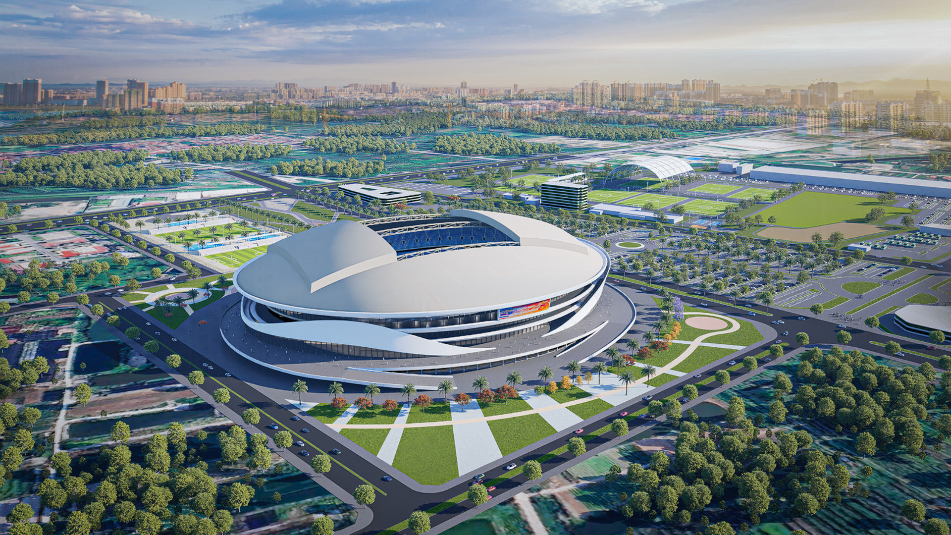 Gambar tempat di mana stadion terbesar di Vietnam akan dibangun: Fasilitas olahraga kelas dunia - Foto 13. Hình ảnh nơi sắp xây sân vận động lớn nhất Việt Nam: Công trình thể thao tầm cỡ thế giới- Ảnh 13.