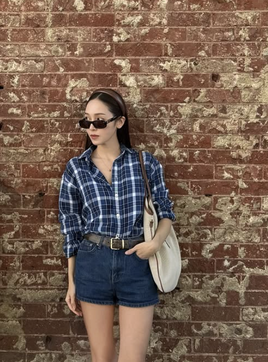 Họa tiết ca rô chưa bao giờ nhàm chán, chỉ cần nàng biết cách diện- Ảnh 4.