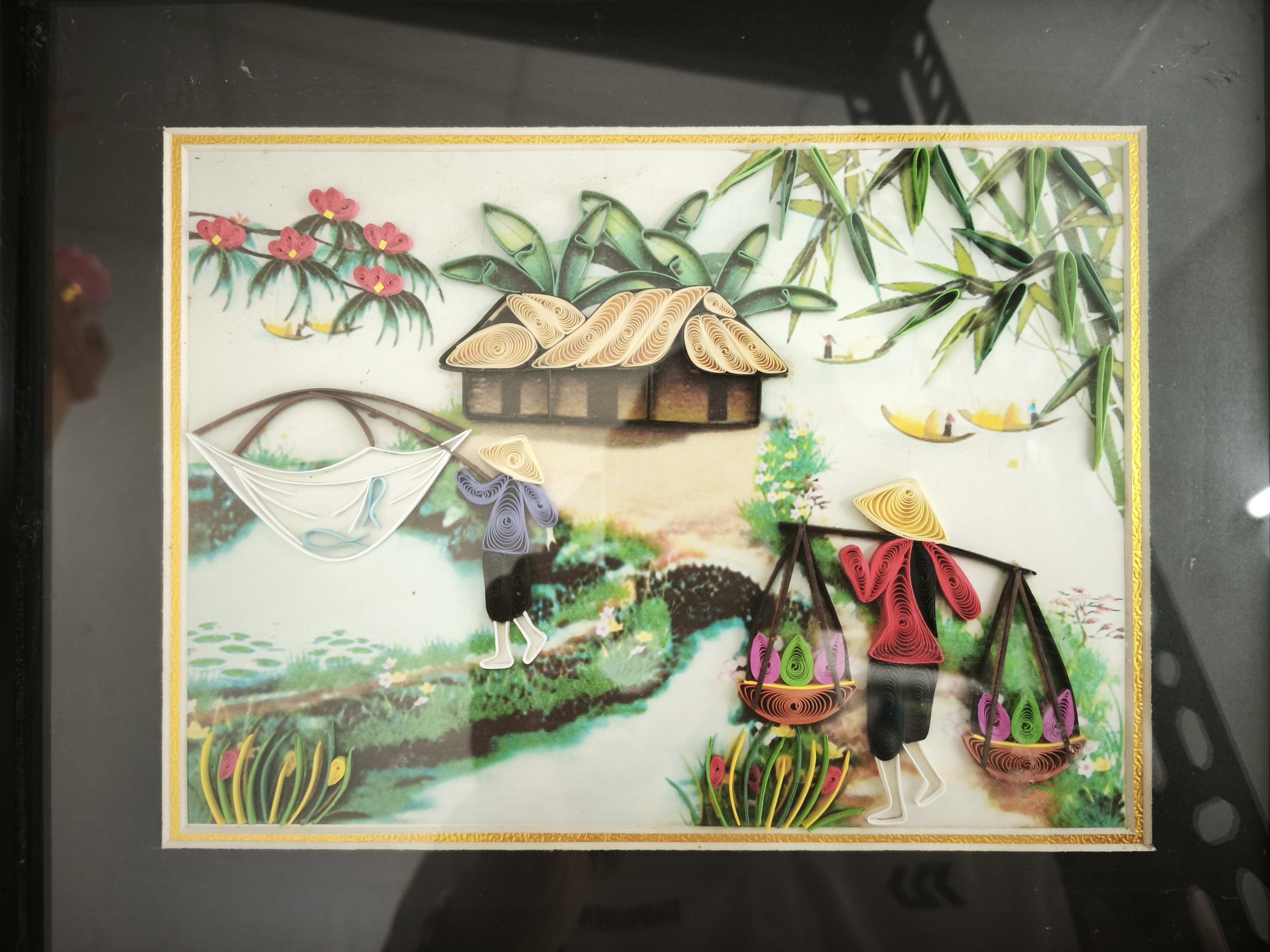 Tranh giấy xoắn của 'cô gái tí hon'- Ảnh 4. Tranh giấy xoắn của 'cô gái tí hon'- Ảnh 4.