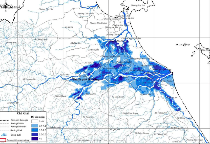 Nước sông Vu Gia - Thu Bồn vượt đỉnh lũ 'đại hồng thủy' năm 1964- Ảnh 2.