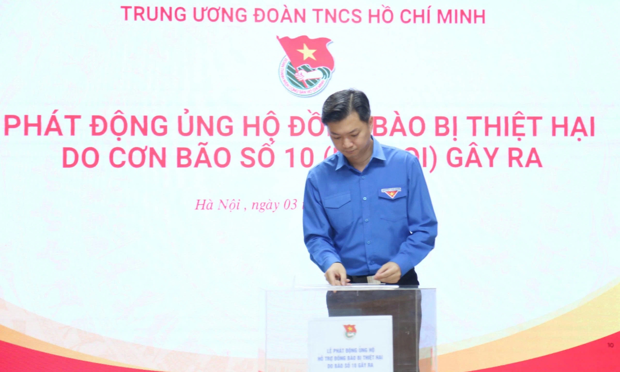 Anh Nguyễn Minh Triết kêu gọi giới trẻ hỗ trợ đồng bào bị bão số 10 - Ảnh 3. Anh Nguyễn Minh Triết kêu gọi giới trẻ hỗ trợ đồng bào bị bão số 10 - Ảnh 3.