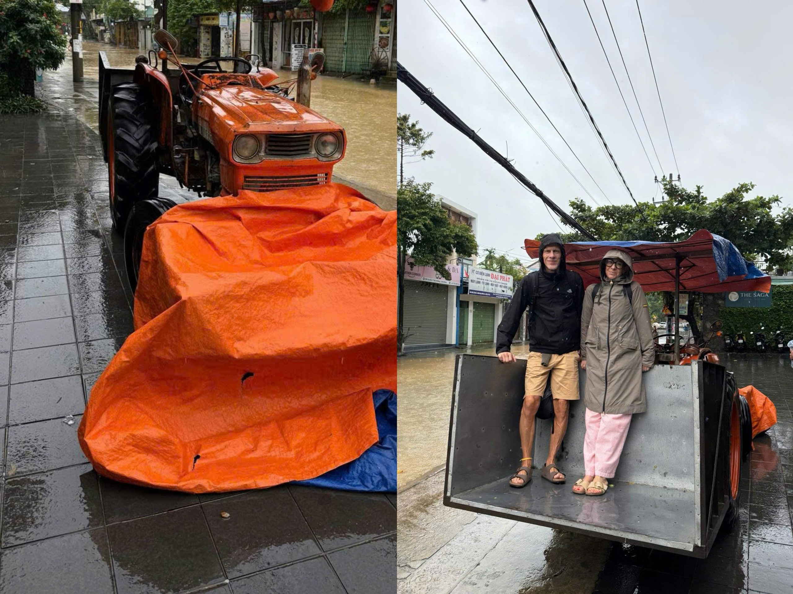 Trải nghiệm 'nhớ đời' của khách Tây giữa mưa lũ ở Huế: Đến sân bay bằng...đò - Ảnh 2.