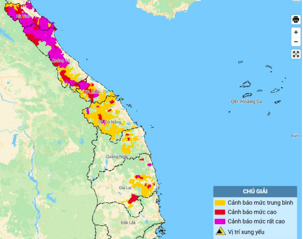 Mưa lớn 2 ngày trên 500 mm, nguy cơ ngập lụt từ Nghệ An đến Quảng Trị- Ảnh 1. Mưa lớn 2 ngày trên 500 mm, nguy cơ ngập lụt từ Nghệ An đến Quảng Trị- Ảnh 1.