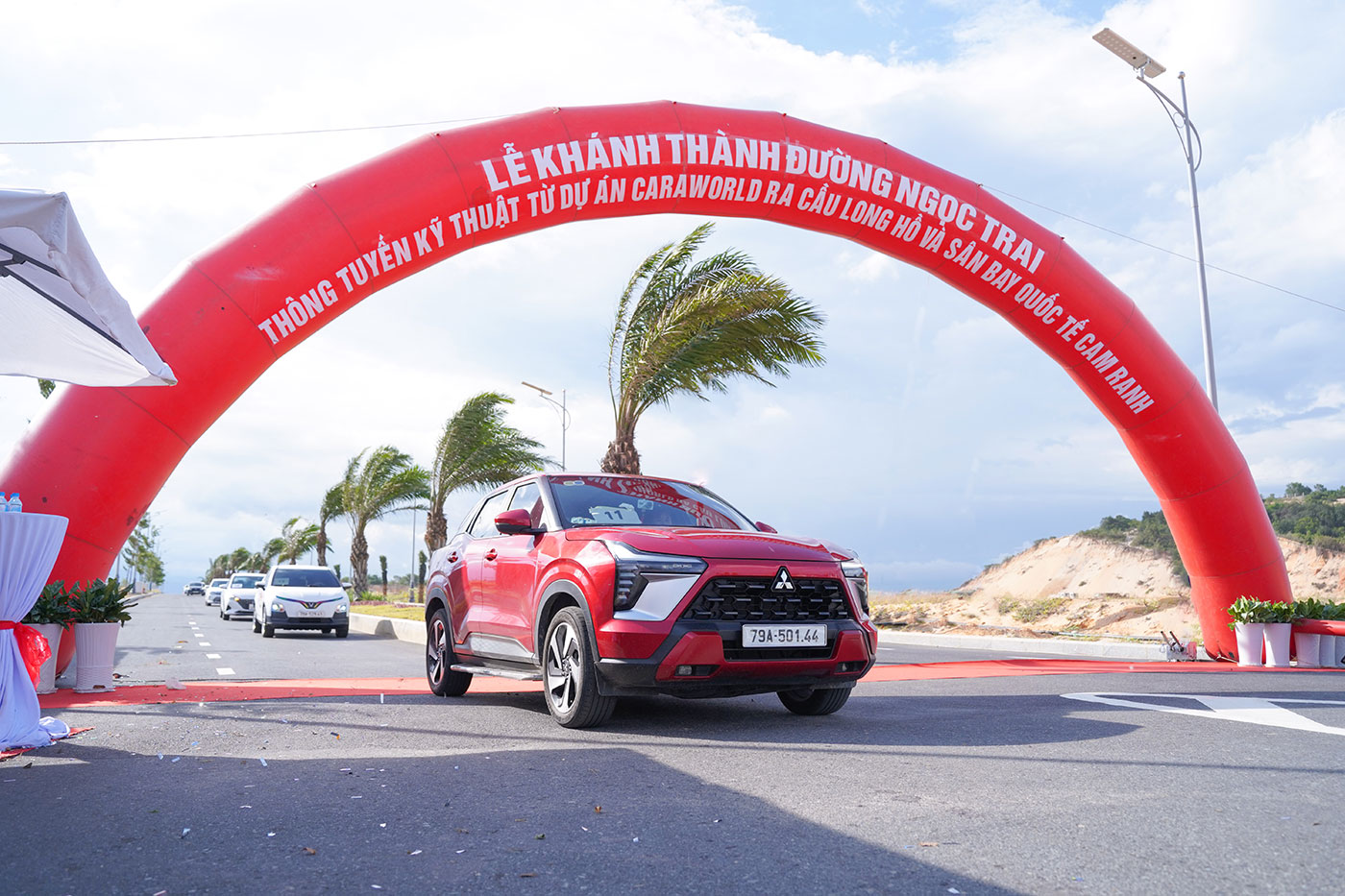 Thông xe tuyến đường kết nối CaraWorld đến sân bay quốc tế Cam Ranh- Ảnh 2.