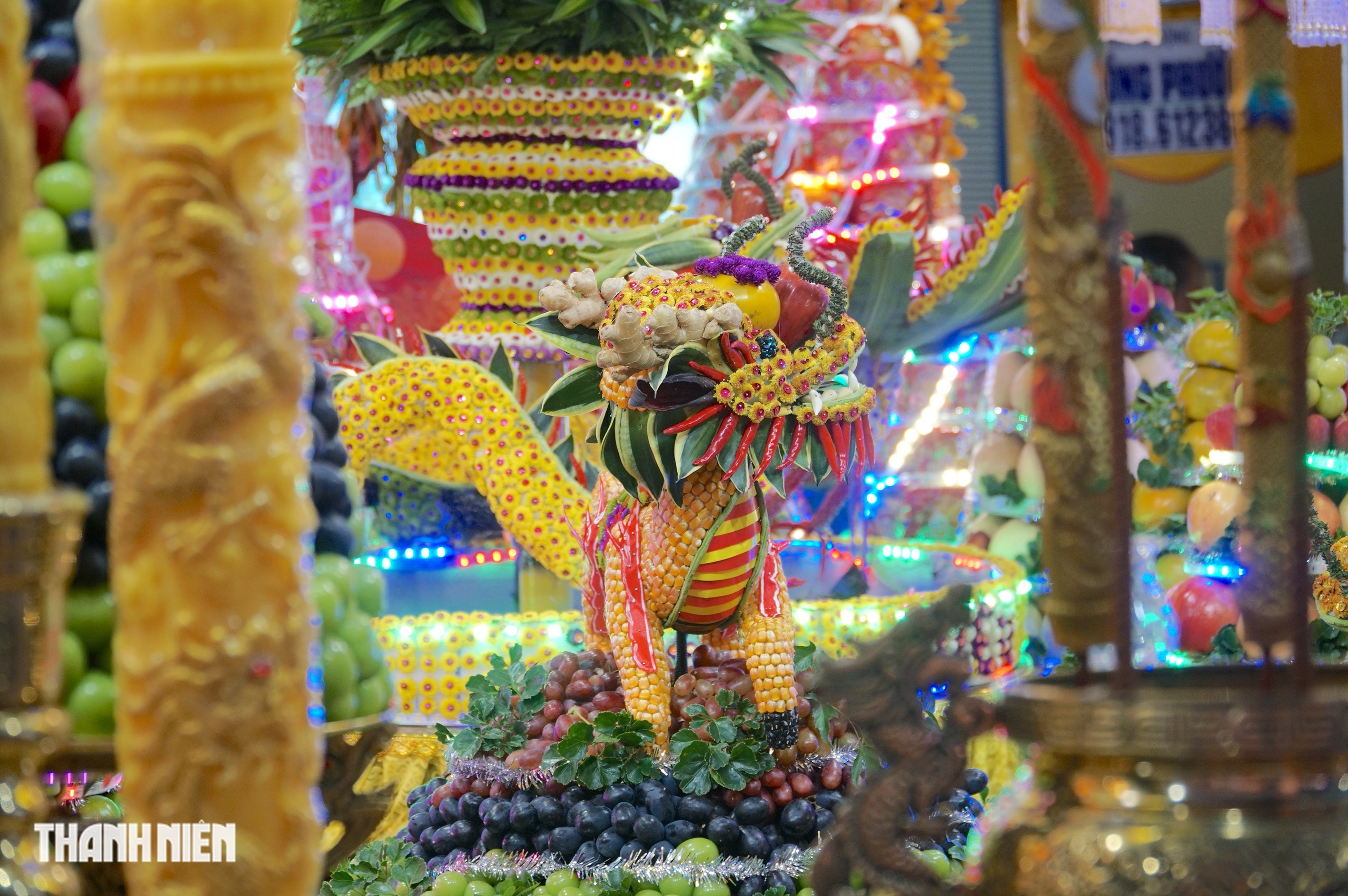 Đại lễ Hội yến Diêu Trì Cung 2025: Hàng trăm loại hoa, cây trái hội tụ - Ảnh 5.