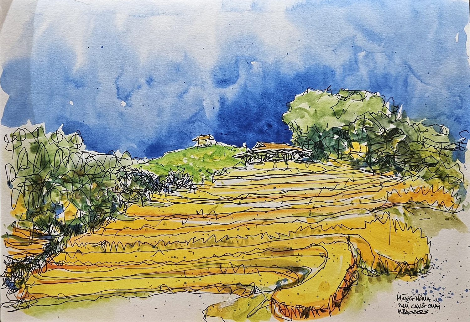 អាថ៍កំបាំងនៃសម្រស់ដ៏គួរឱ្យទាក់ទាញនៃវាលរាបស្មើ Mu Cang Chai - រូបថត 13 ។ Bí mật vẻ đẹp mê hồn ruộng bậc thang Mù Cang Chải- Ảnh 13.