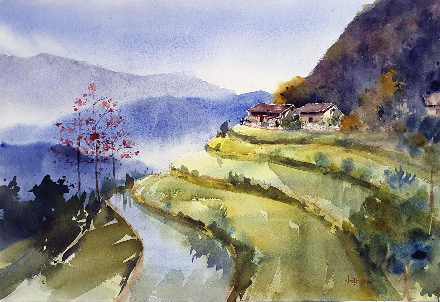 អាថ៍កំបាំងនៃសម្រស់ដ៏គួរឱ្យទាក់ទាញនៃវាលរាបស្មើ Mu Cang Chai - រូបថត 7 ។ Bí mật vẻ đẹp mê hồn ruộng bậc thang Mù Cang Chải- Ảnh 7.