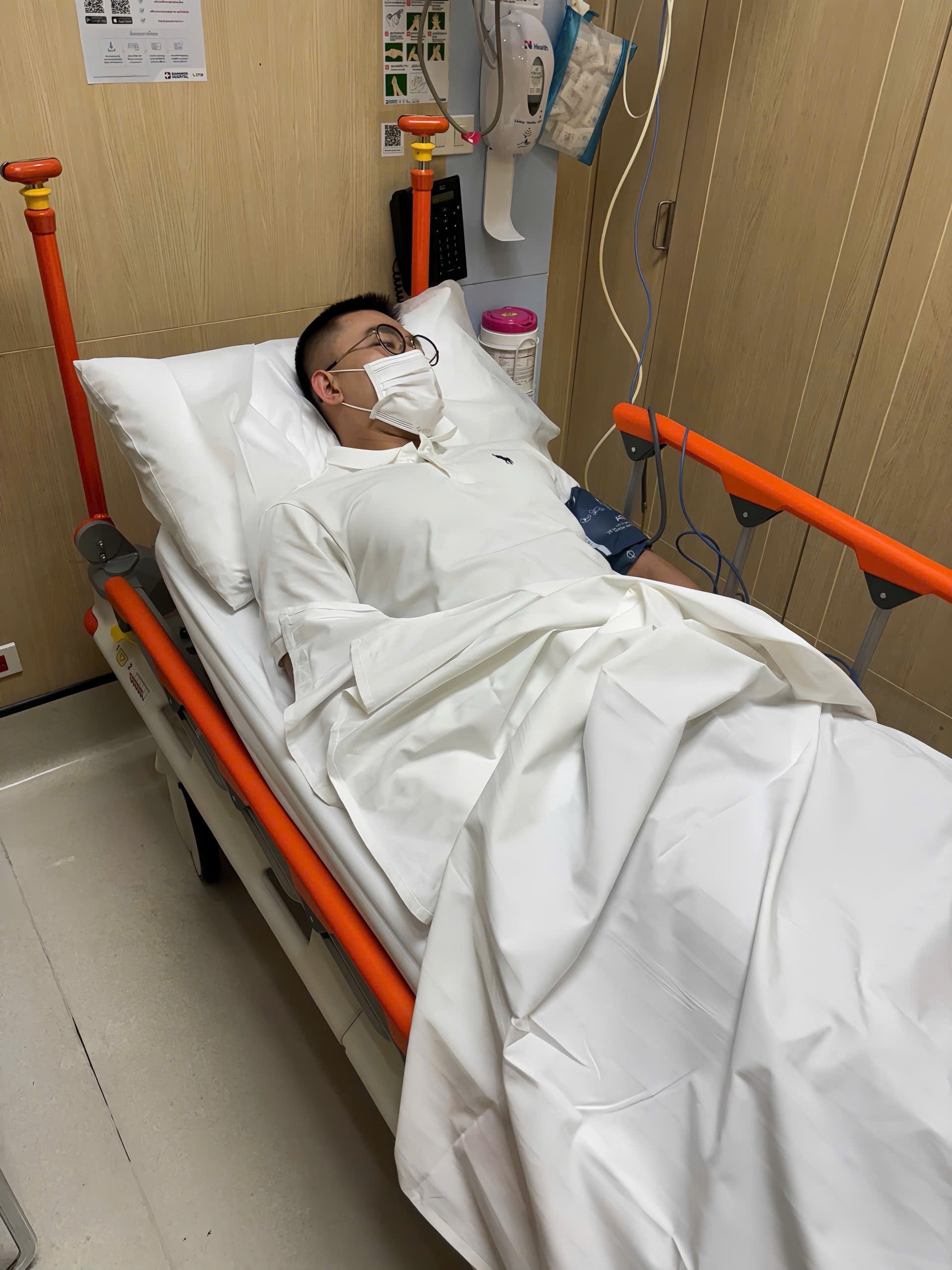 Người mẫu Việt bị ngộ độc, nhập viện trước chung kết Nam vương toàn cầu - Ảnh 2.
