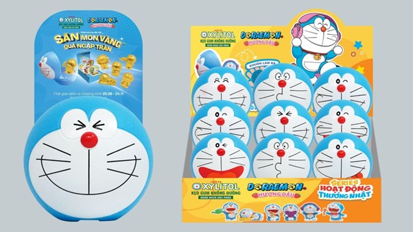 Lotte Doraemon Ball với thành phần Xyli…
