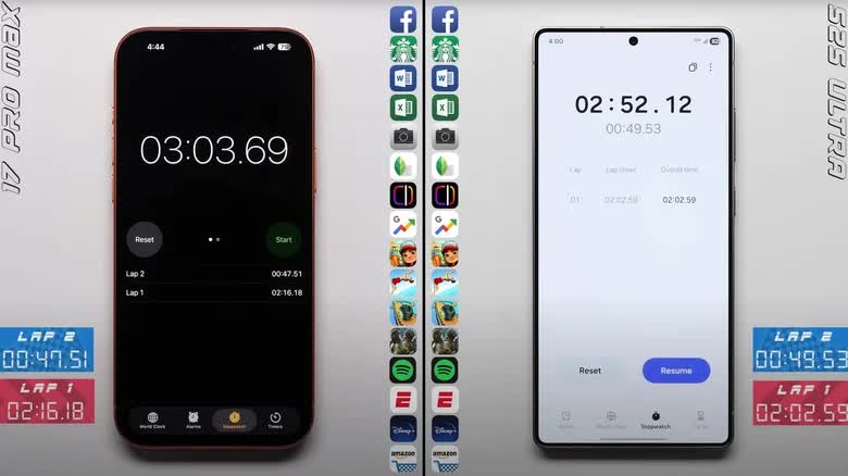 Galaxy S25 Ultra nhanh hơn iPhone 17 Pro Max dù dùng chip yếu hơn - Ảnh 1.