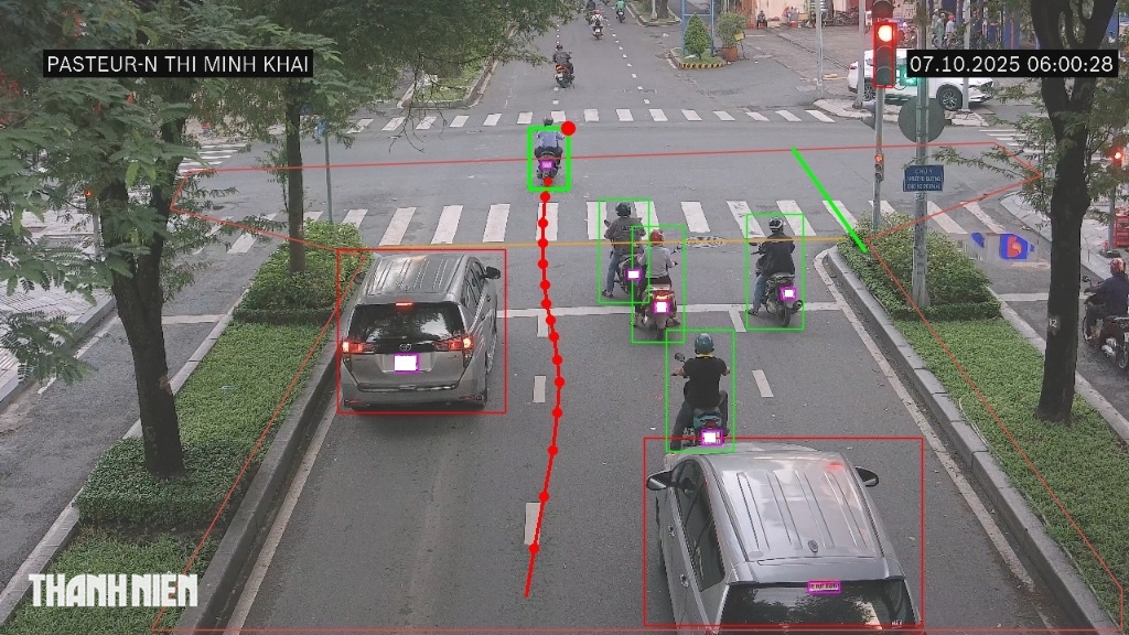 Camera AI của CSGT TP.HCM bắt lỗi hàng …