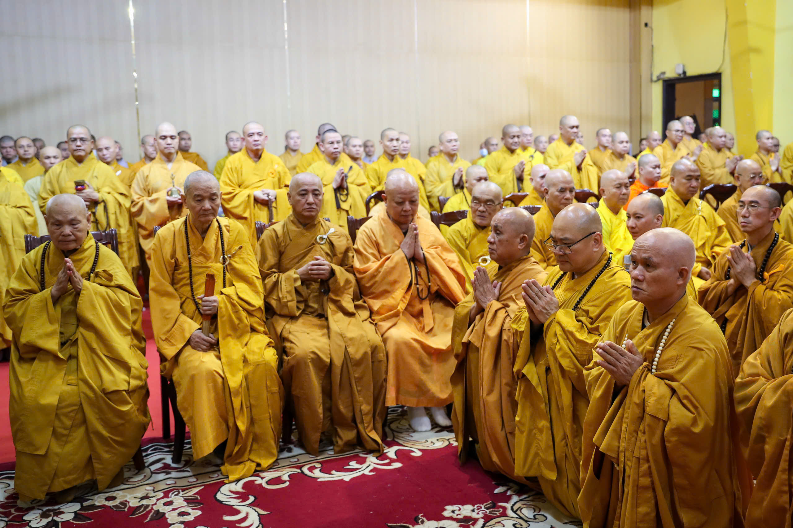 Trang nghiêm lễ nhập quan trưởng lão hòa thượng Thích Trí Tịnh tại chùa Vĩnh Nghiêm