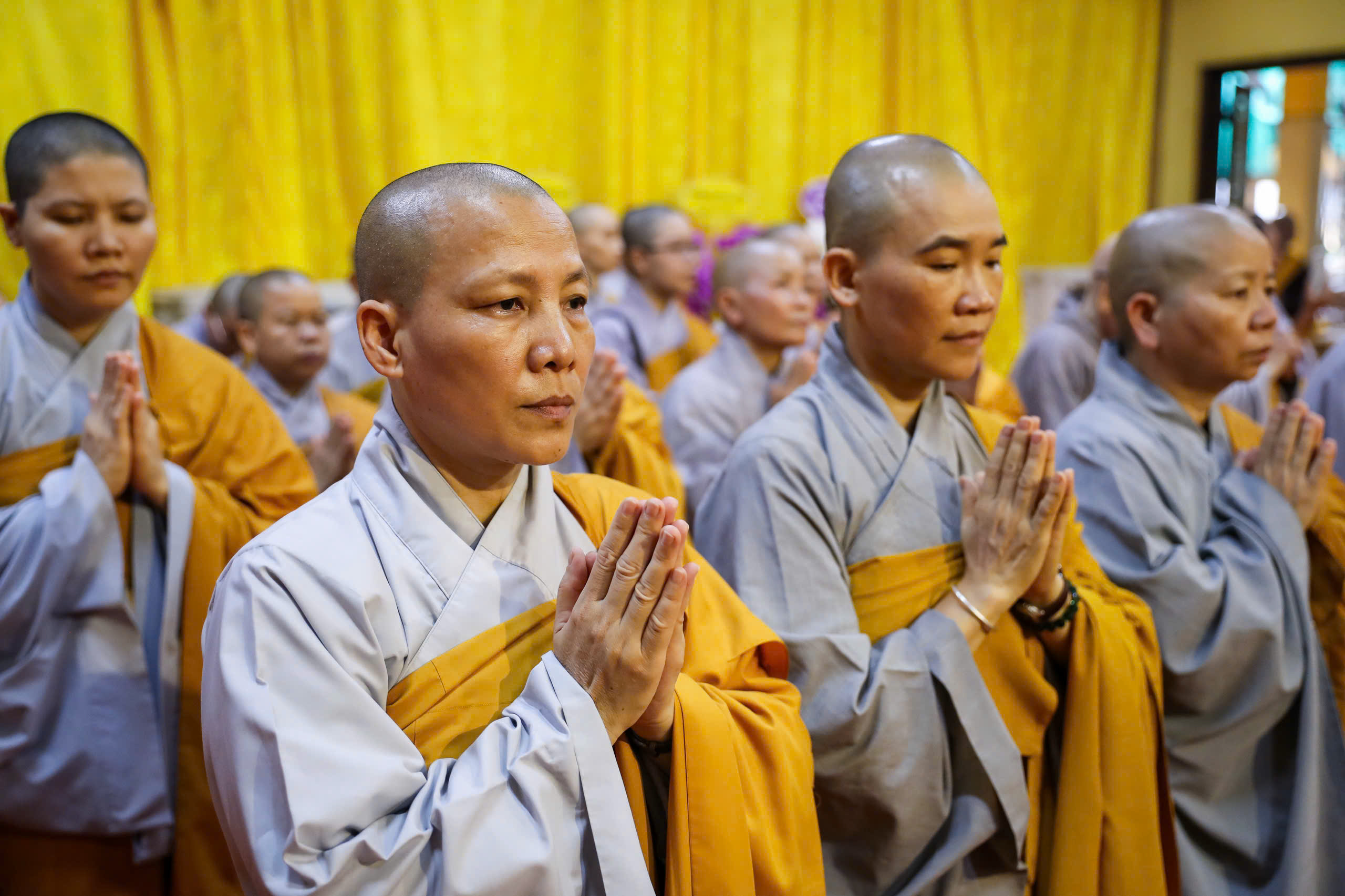 Trang nghiêm lễ nhập quan trưởng lão hòa thượng Thích Trí Tịnh tại chùa Vĩnh Nghiêm