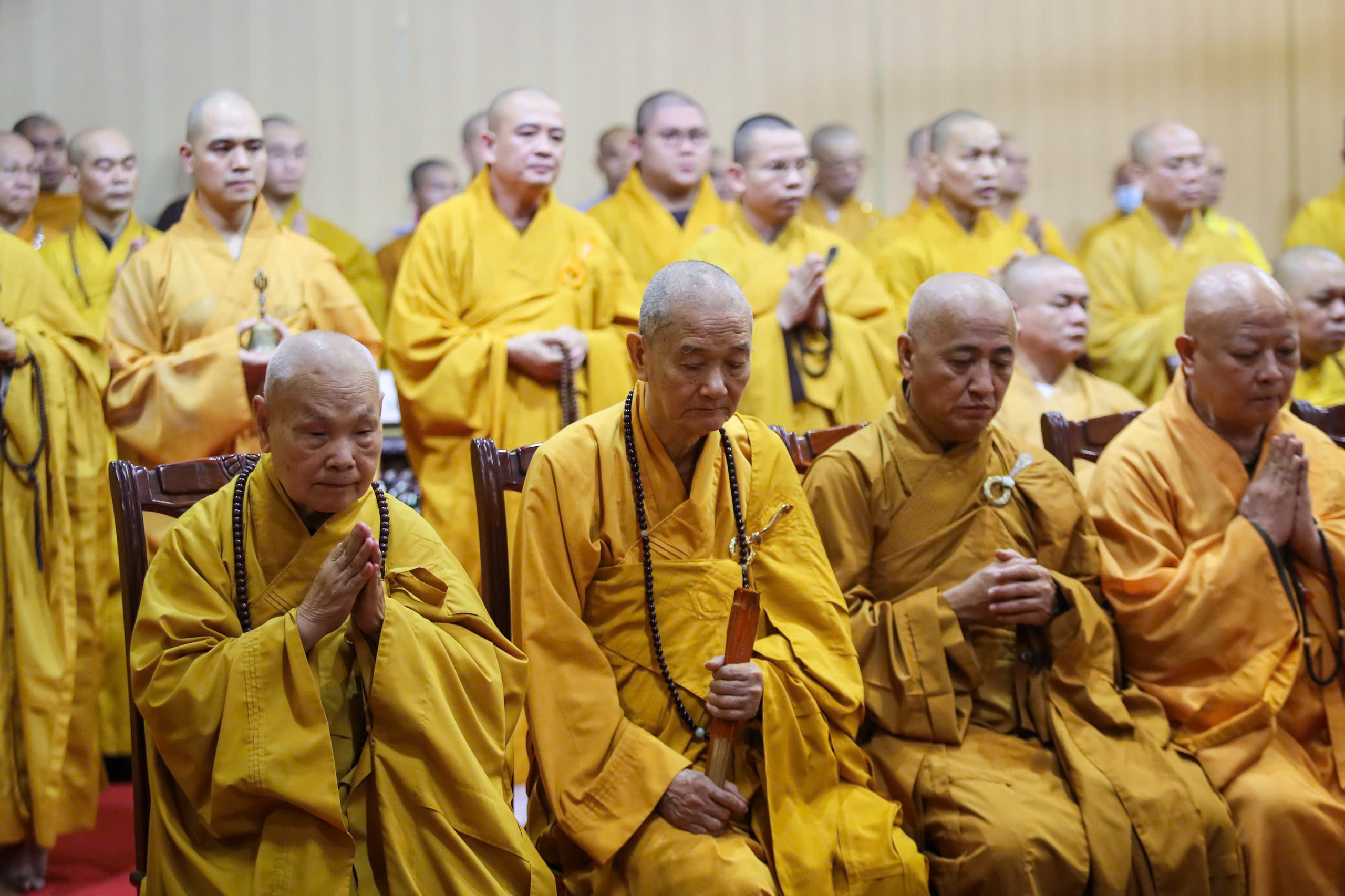 Trang nghiêm lễ nhập quan trưởng lão hòa thượng Thích Trí Tịnh tại chùa Vĩnh Nghiêm