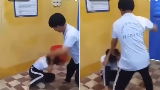 An Giang: Nữ sinh lớp 8 bị 2 nam sinh đánh và đạp vào đầu- Ảnh 1. An Giang: Nữ sinh lớp 8 bị 2 nam sinh đánh và đạp vào đầu- Ảnh 1.