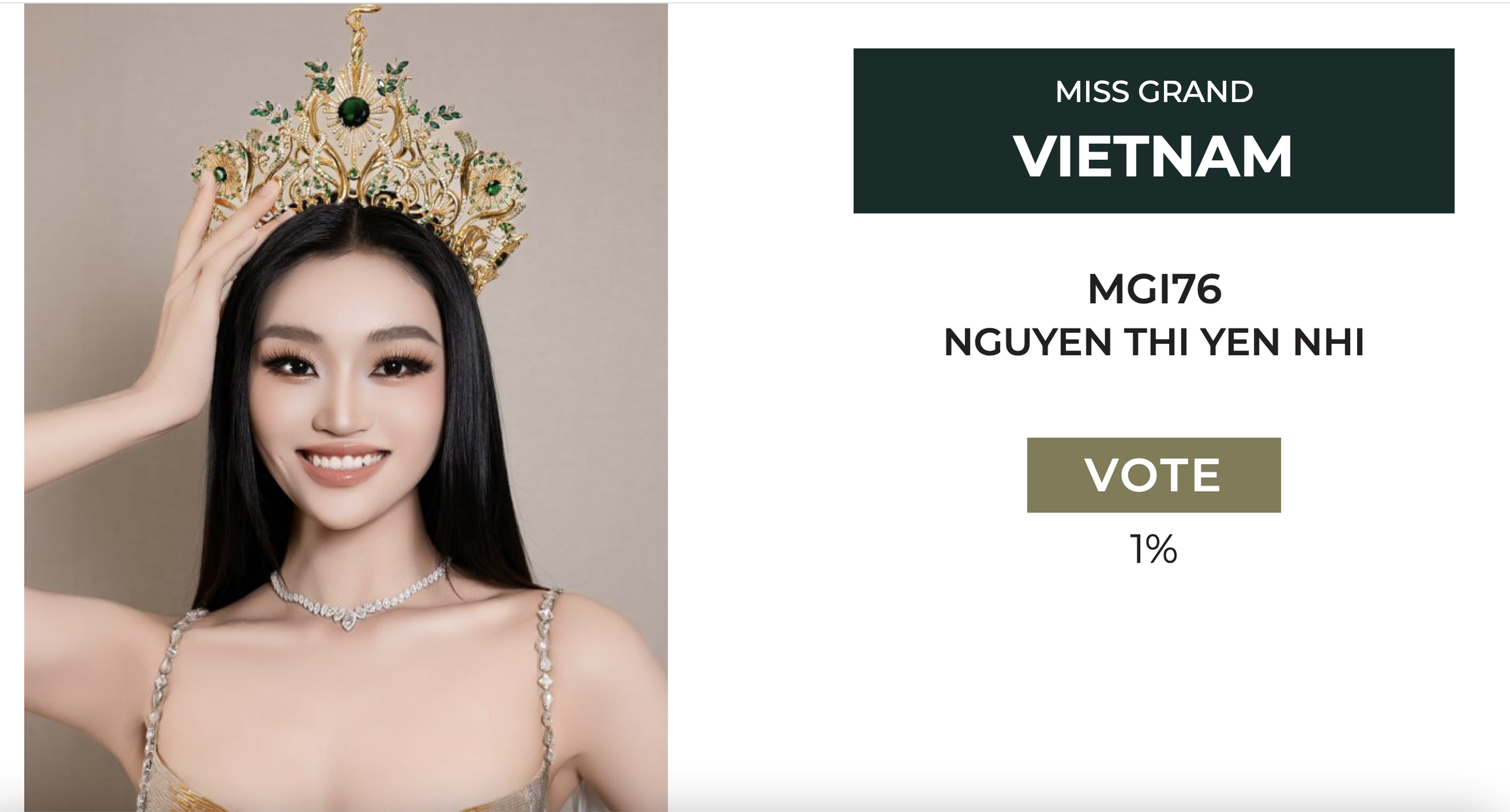 Hoa hậu Yến Nhi bị khán giả 'ghẻ lạnh' ở Miss Grand International 2025 - Ảnh 2.