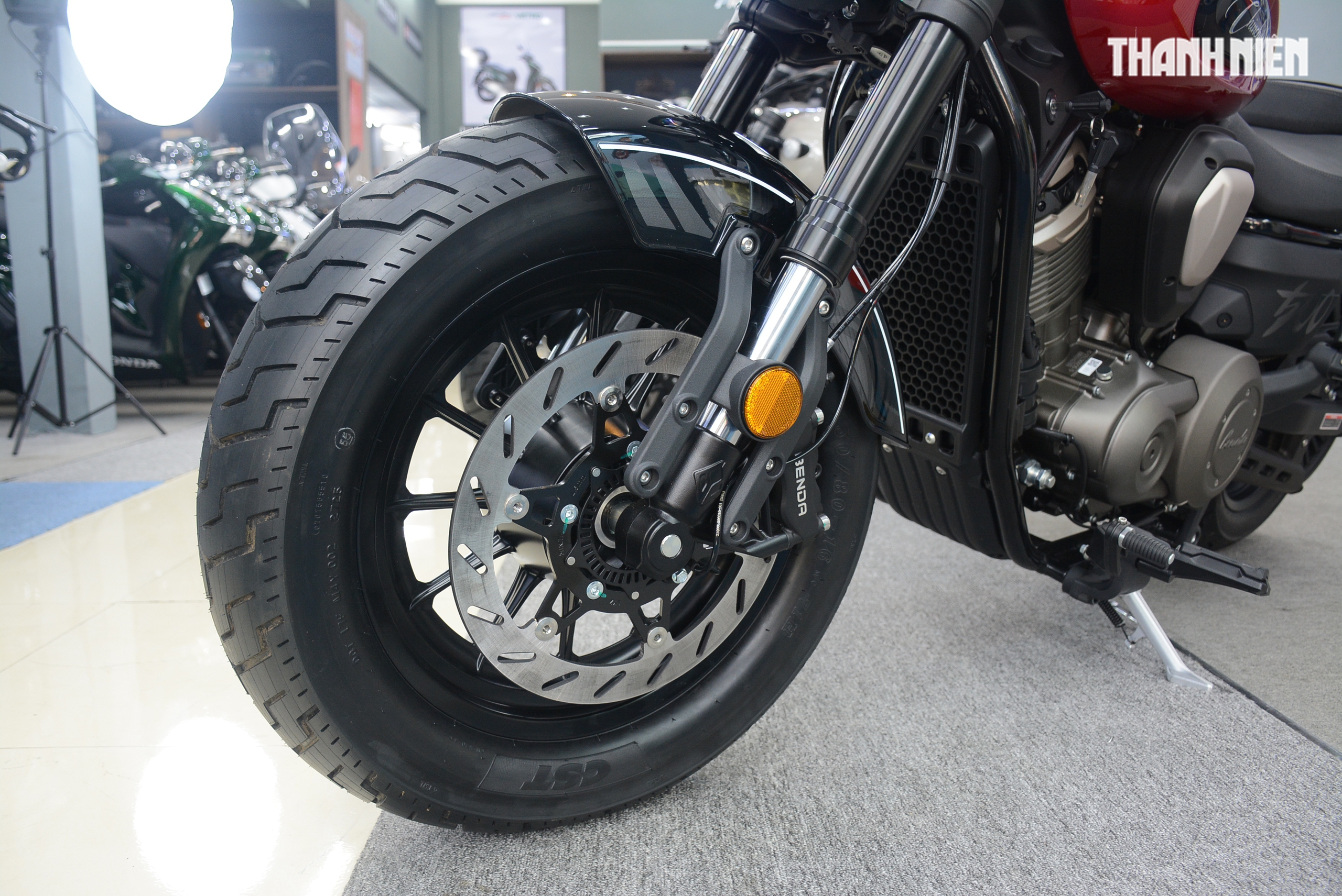 'Xế nổ' hầm hố Benda Chinchilla 500 đầu ti&ecirc;n về Việt Nam, cạnh tranh Honda Rebel 500 - Ảnh 9.