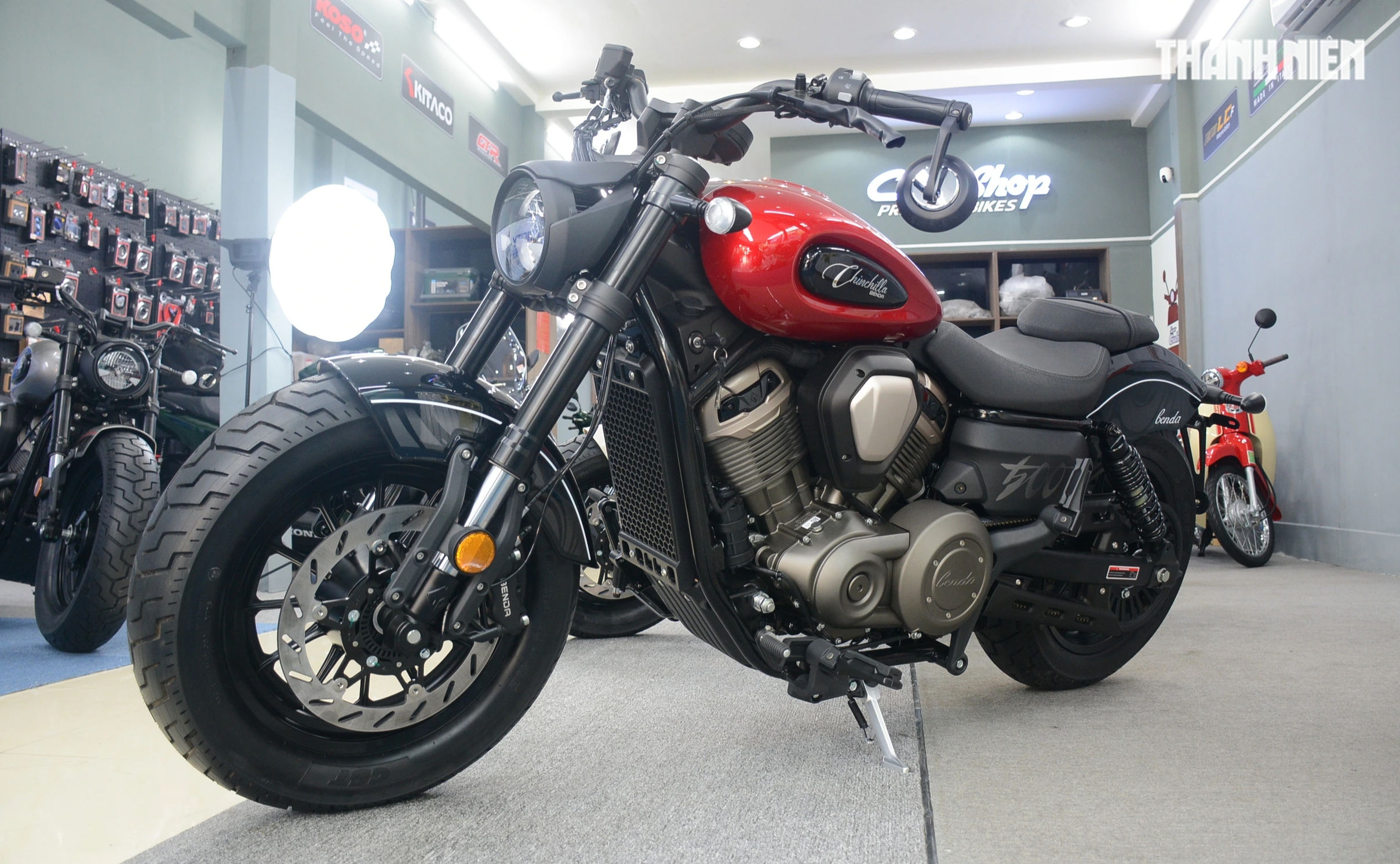 'Xế nổ' hầm hố Benda Chinchilla 500 đầu ti&ecirc;n về Việt Nam, cạnh tranh Honda Rebel 500 - Ảnh 1.
