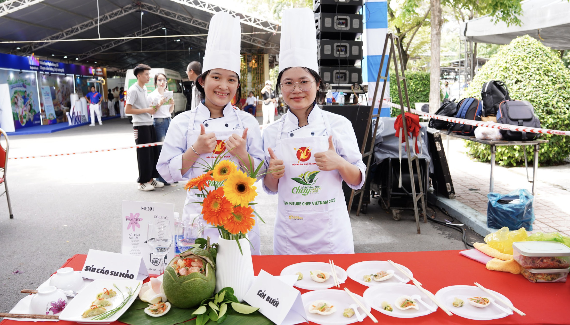 Lễ hội ẩm thực chay ở TP.HCM khai mạc: Chủ nhật có hoạt động gì đặc sắc?- Ảnh 3. Lễ hội ẩm thực chay ở TP.HCM khai mạc: Chủ nhật có hoạt động gì đặc sắc?- Ảnh 3.