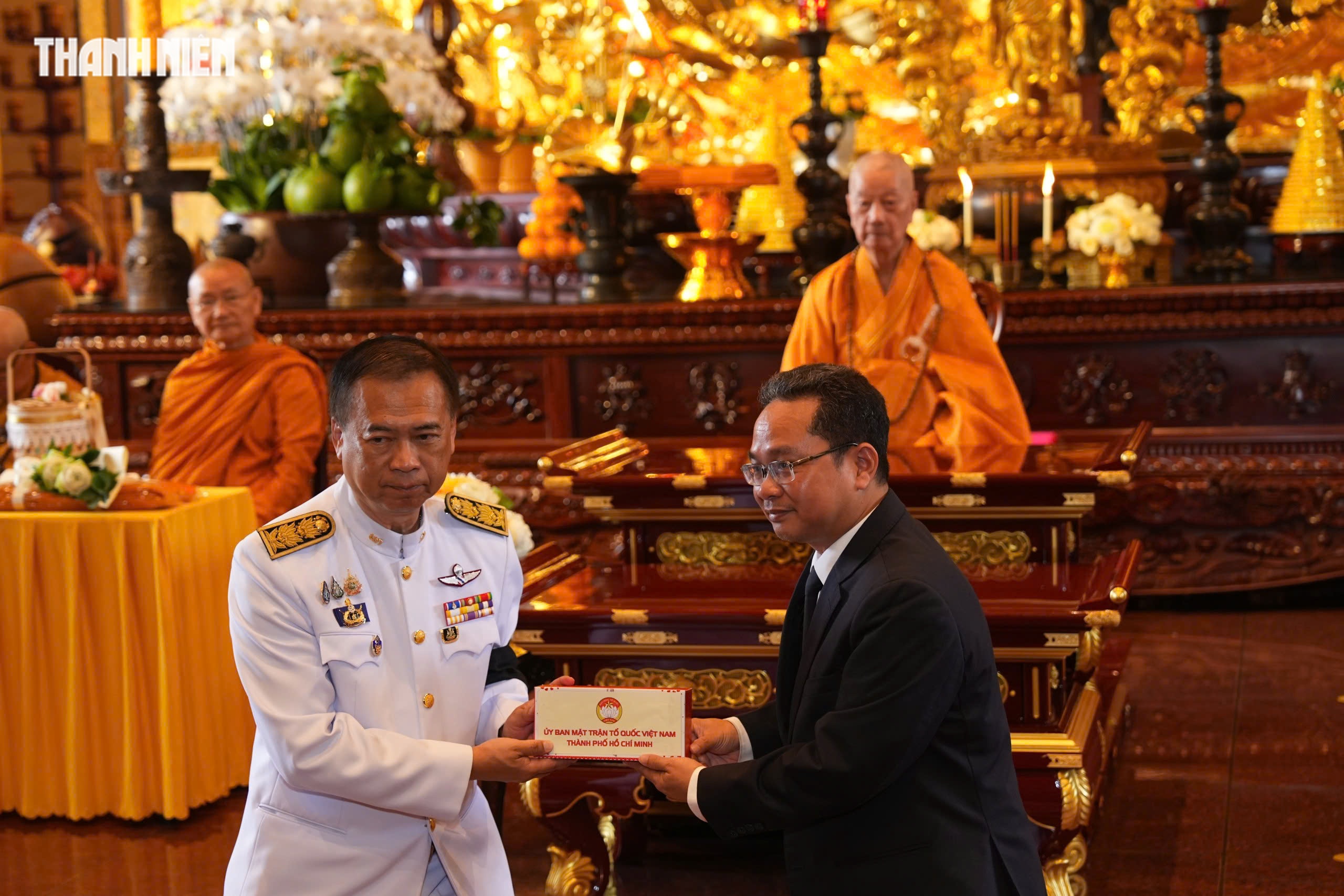 Lễ dâng y Kathina Hoàng gia của Bộ Ngoại giao Thái Lan tại Việt Nam Quốc Tự - Ảnh 16.