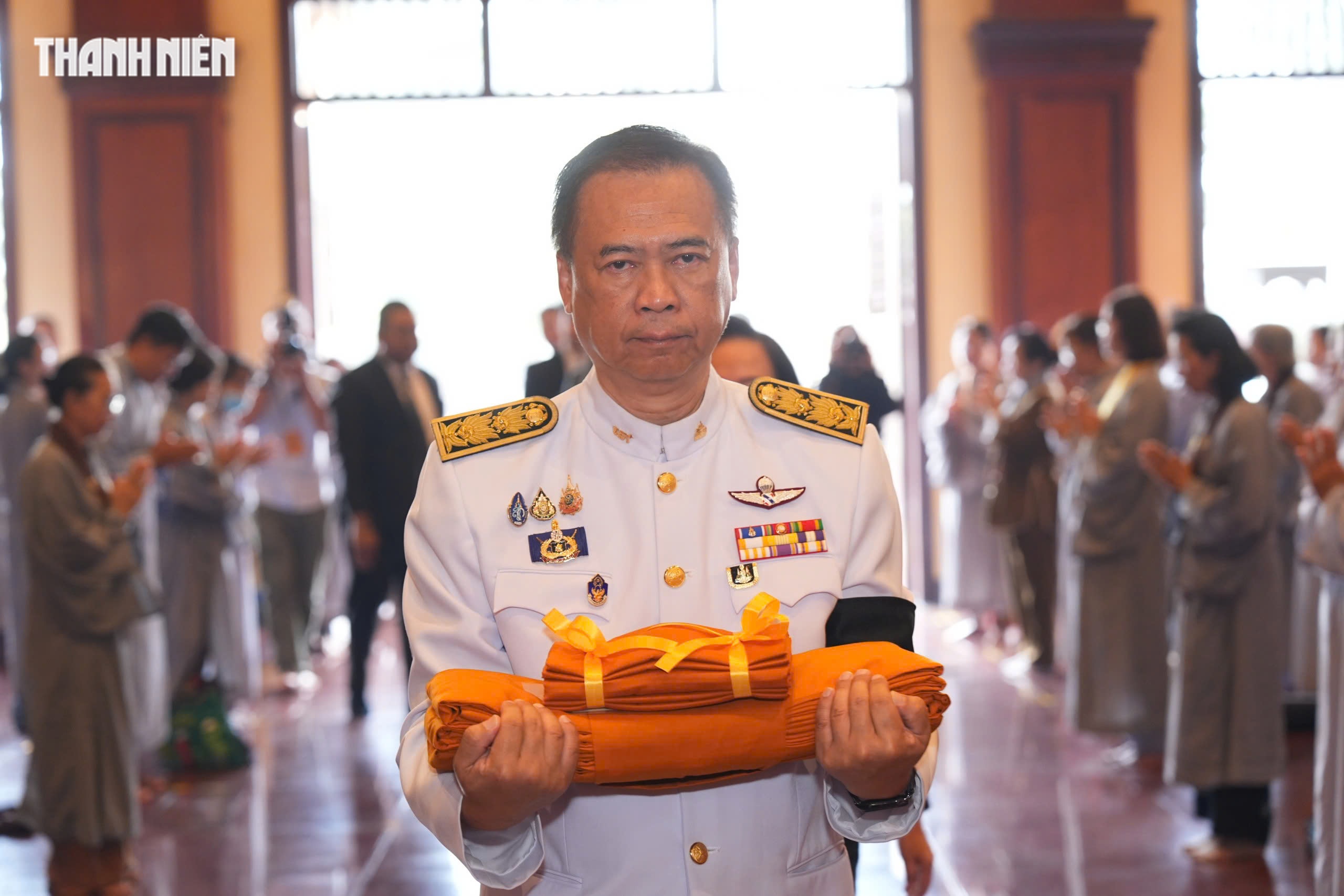 Lễ dâng y Kathina Hoàng gia của Bộ Ngoại giao Thái Lan tại Việt Nam Quốc Tự - Ảnh 4.