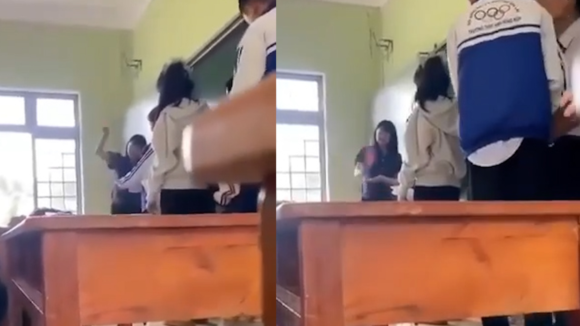 Bức x&uacute;c video c&ocirc; gi&aacute;o cầm thước đ&aacute;nh mạnh li&ecirc;n tục v&agrave;o tay học sinh- Ảnh 1.