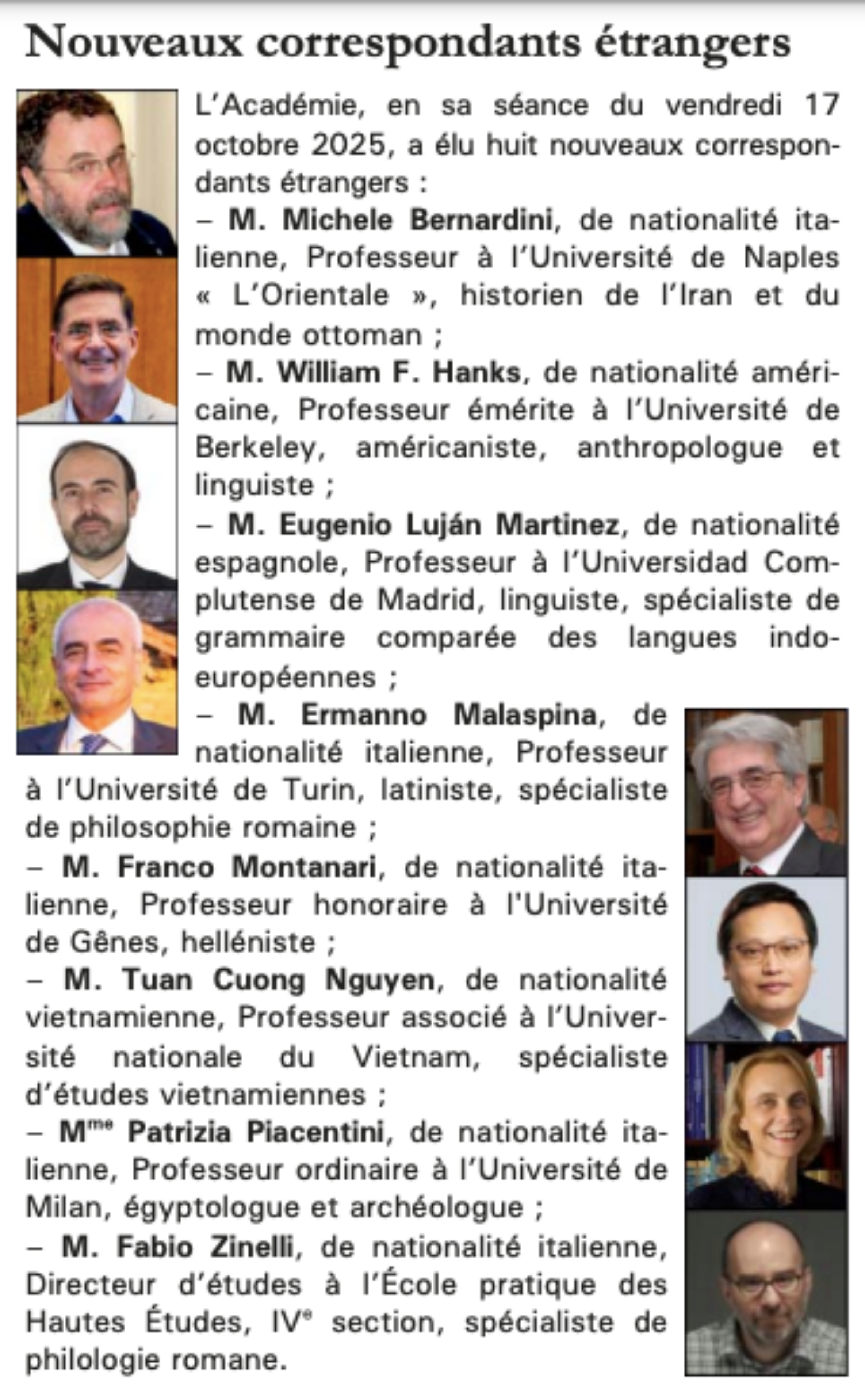 Người Việt Nam thứ 2 được bầu vào Viện hàn lâm Văn khắc và Mỹ văn Pháp - Ảnh 1.