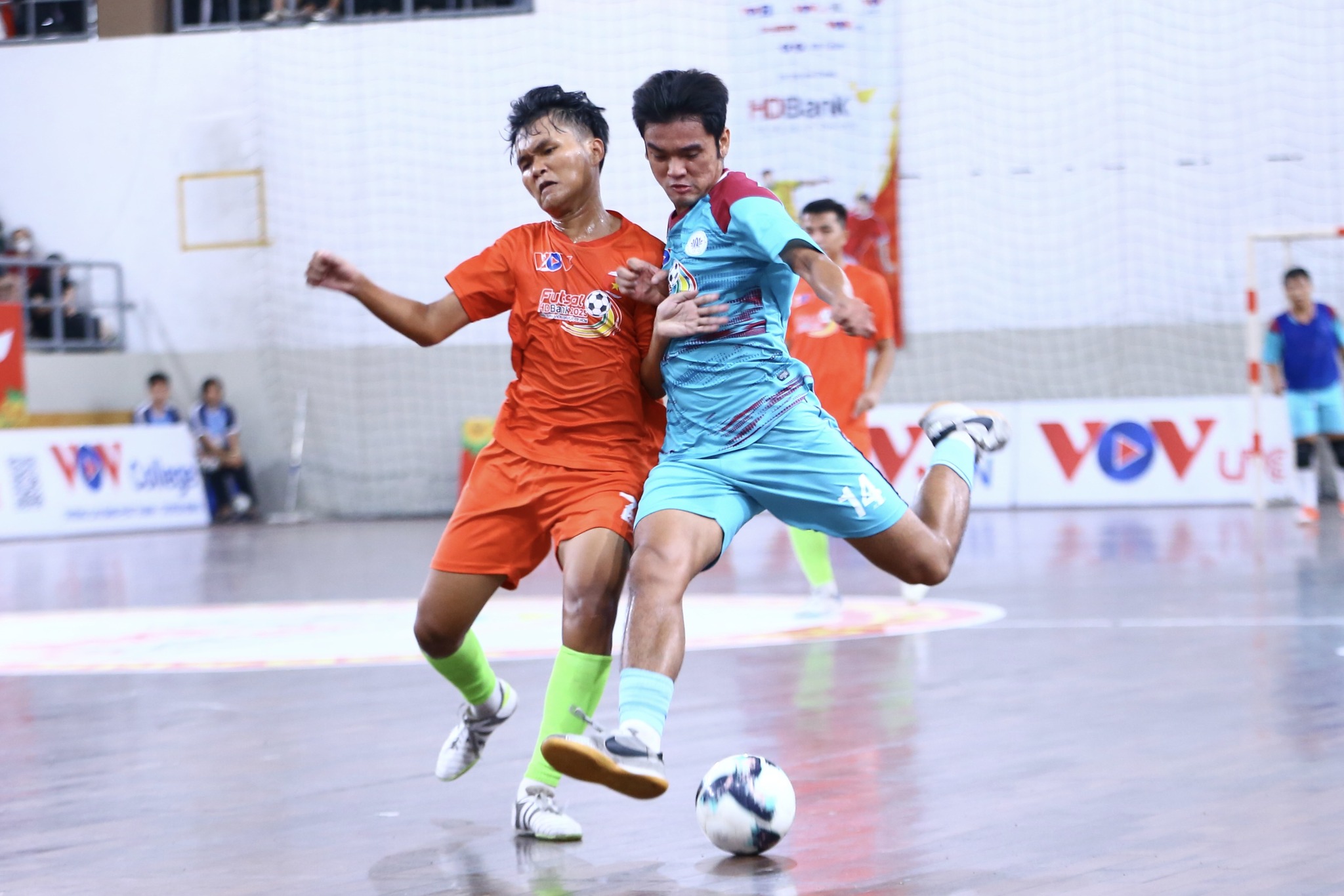 Thắng đậm trận chung kết, đội Trường ĐH Nông lâm TP.HCM vô địch futsal sinh viên- Ảnh 1.