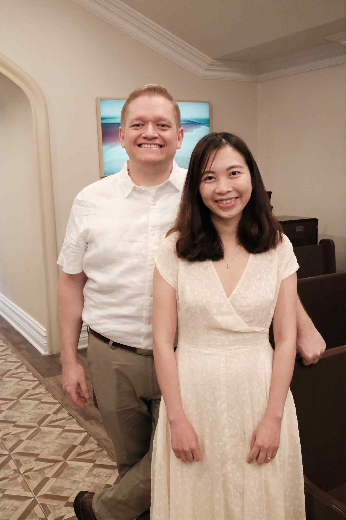 Bữa cơm Việt của nàng dâu Việt và chàng rể Mỹ tại Arizona - Ảnh 1.