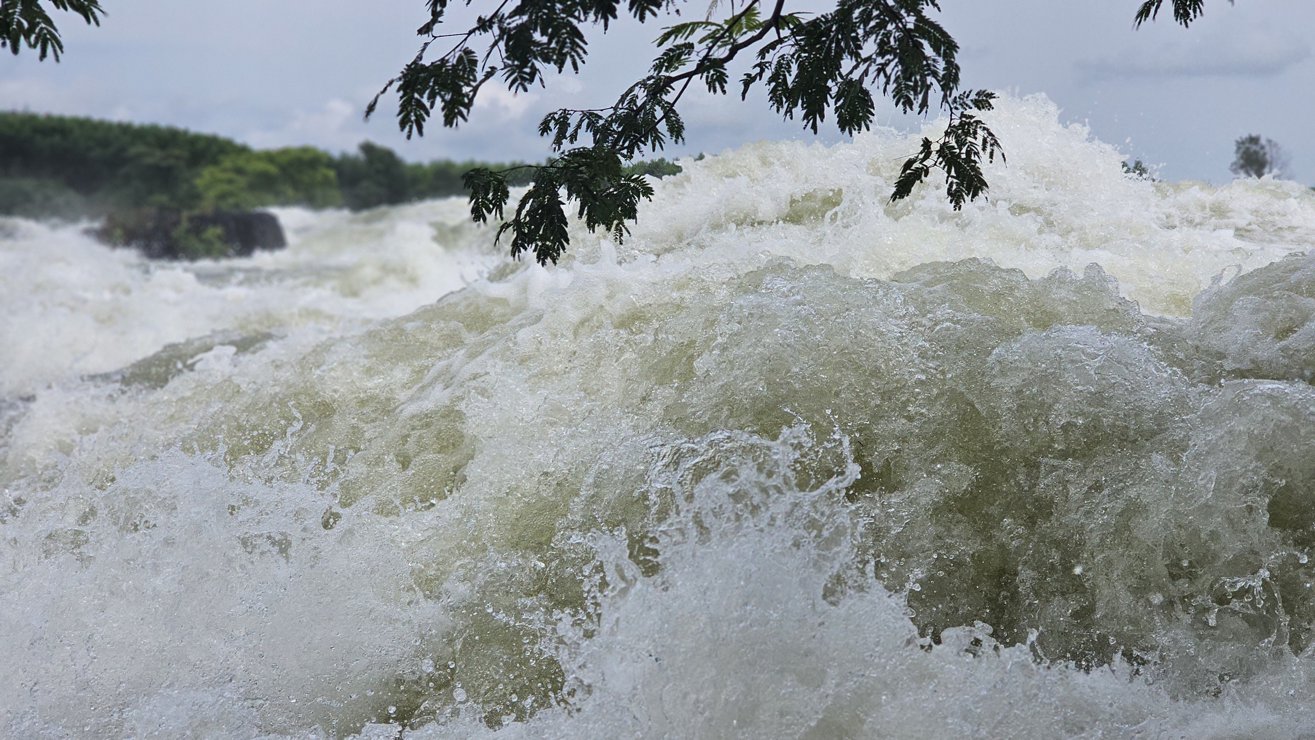 Thủy điện ở Đồng Nai xả lũ, thác Trị An hồi sinh- Ảnh 2.