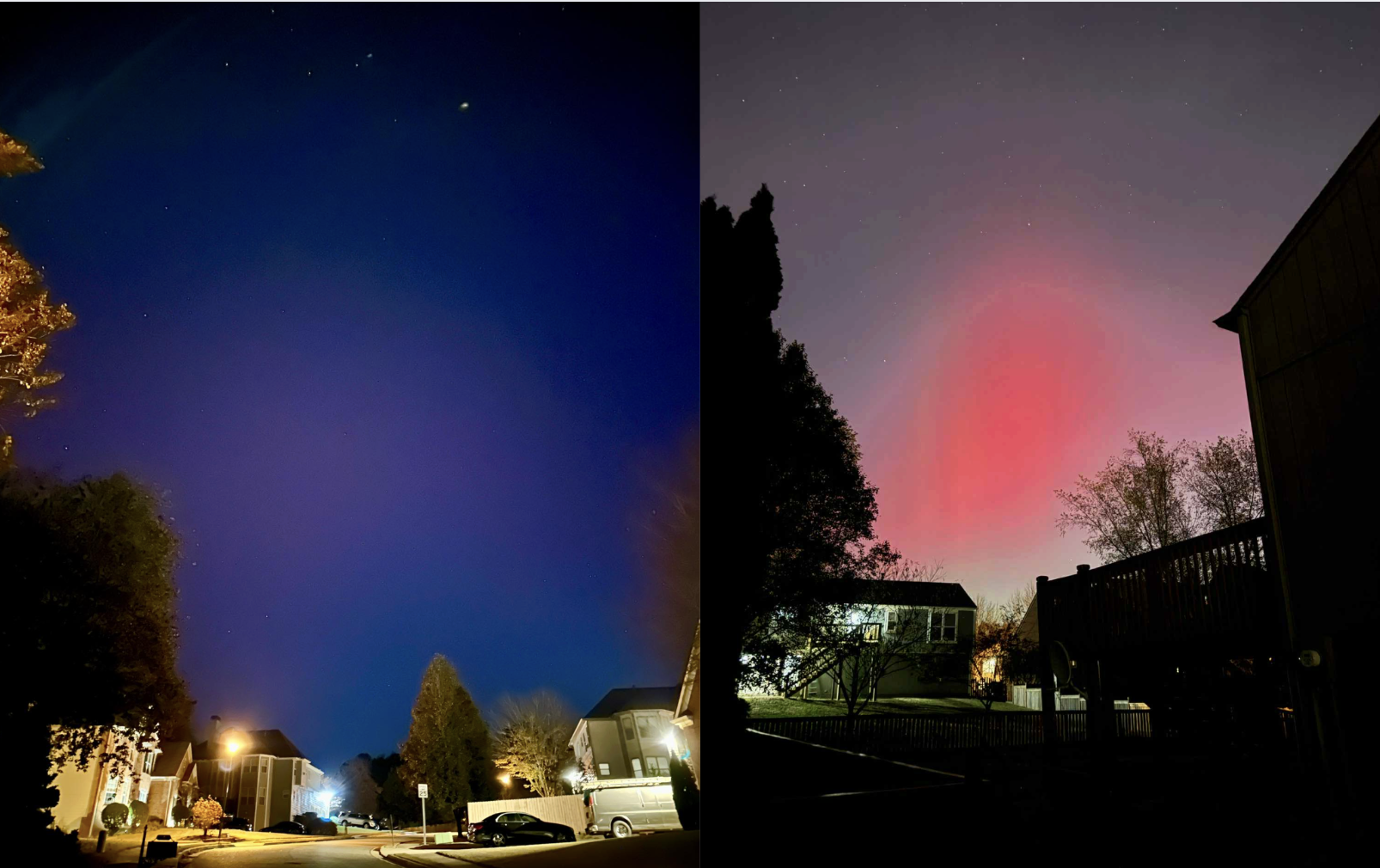 Người Việt bất ngờ thấy cực quang rực rỡ trên bầu trời Mỹ, chụp khoảnh khắc đẹp - Ảnh 1.