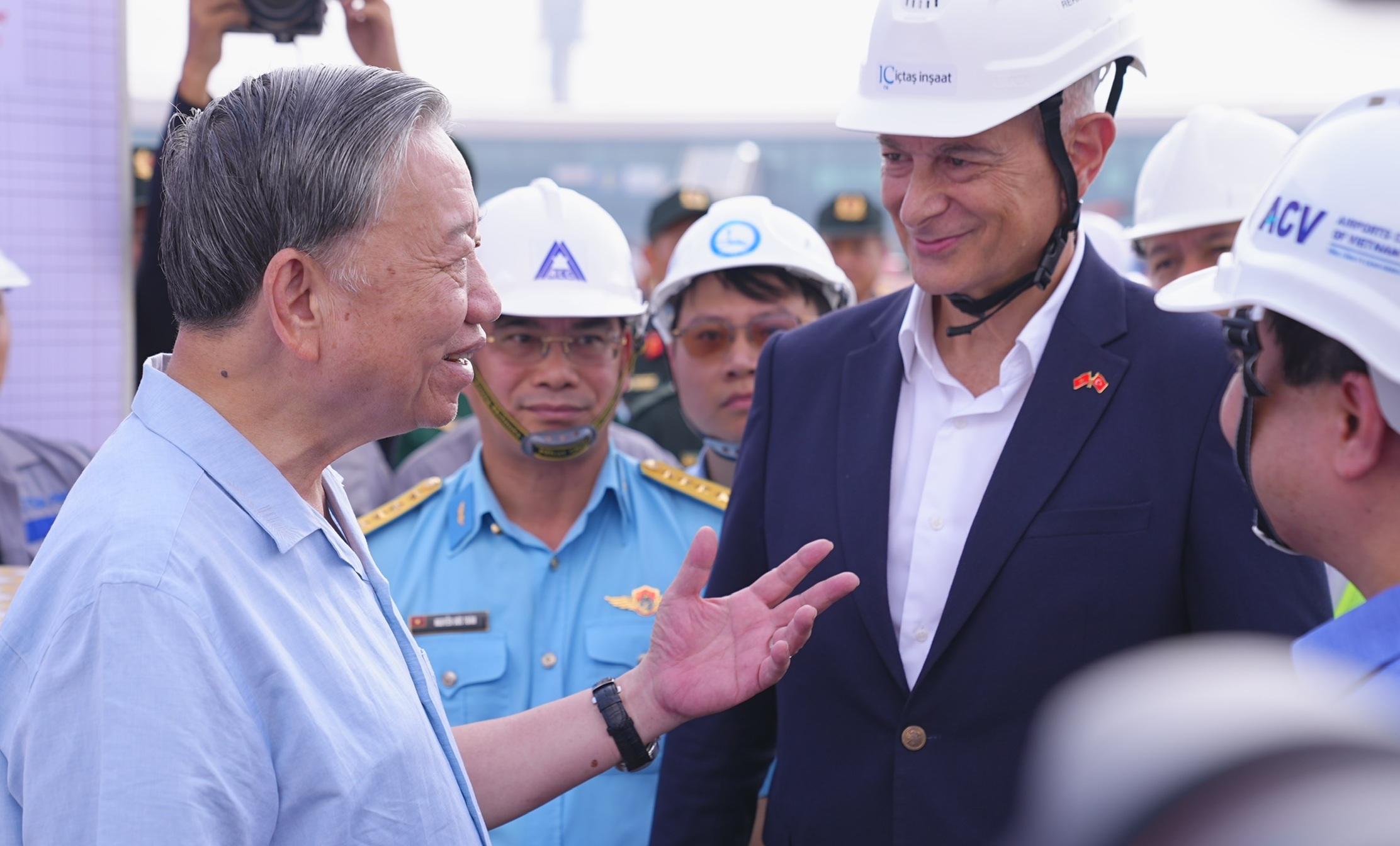 Tổng Bí thư Tô Lâm kiểm tra dự án sân bay Long Thành- Ảnh 3.