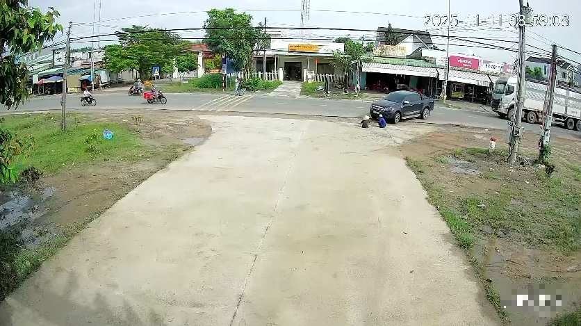 Ô tô cán hai cụ già rồi chở đi cấp cứu, không trình báo- Ảnh 1.