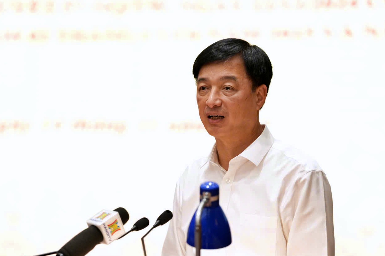 Bí thư Hà Nội: 'Lấy việc tháo gỡ điểm nghẽn thể chế làm nhiệm vụ đột phá'- Ảnh 1. Bí thư Hà Nội: 'Lấy việc tháo gỡ điểm nghẽn thể chế làm nhiệm vụ đột phá'- Ảnh 1.