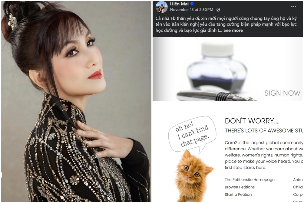 Đường link kêu gọi ký tên phòng chống bạo lực học đường của Hiền Mai biến mất- Ảnh 1. Đường link kêu gọi ký tên phòng chống bạo lực học đường của Hiền Mai biến mất- Ảnh 1.